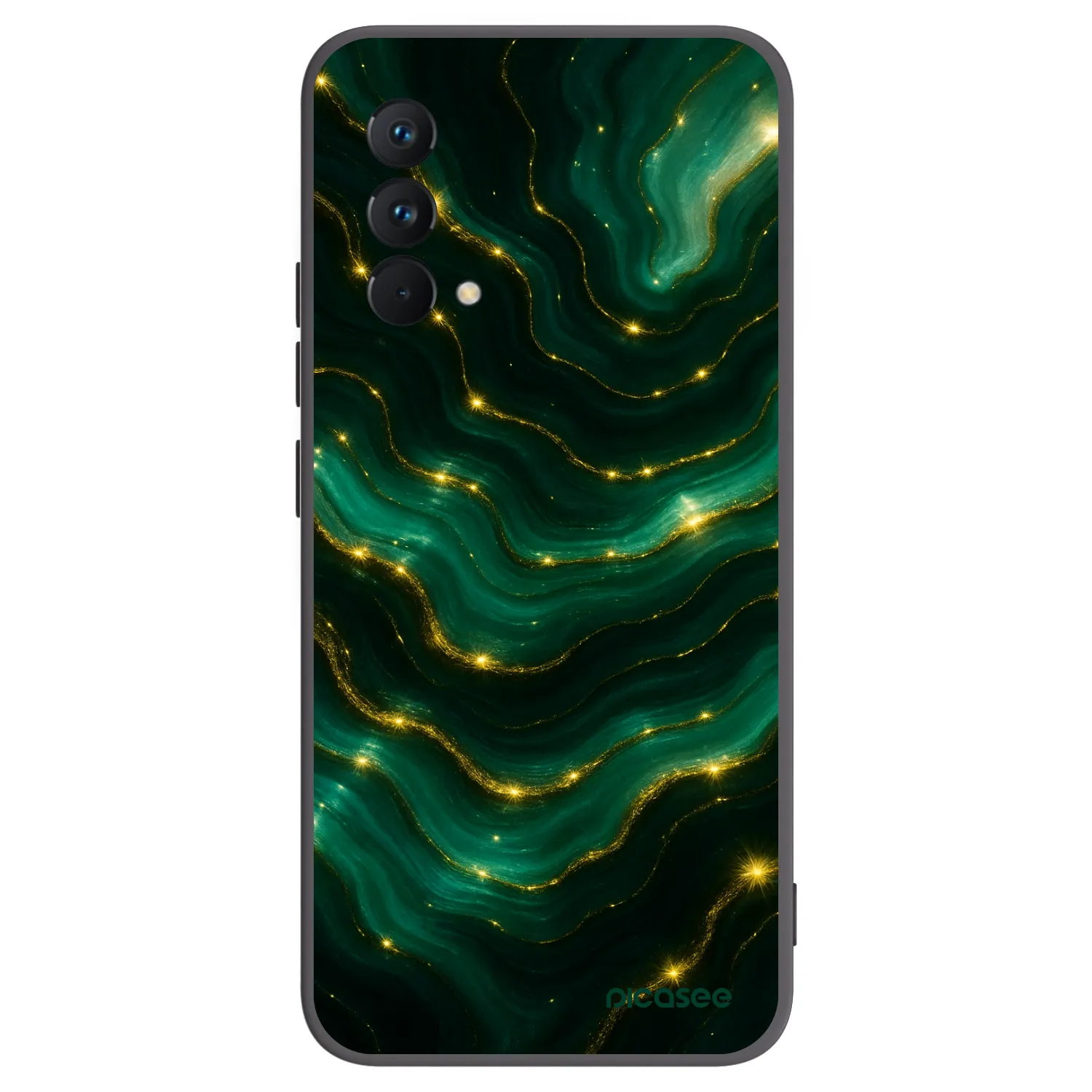 Picasee husă neagră din silicon pentru Realme GT Master Edition 5G - Emerald