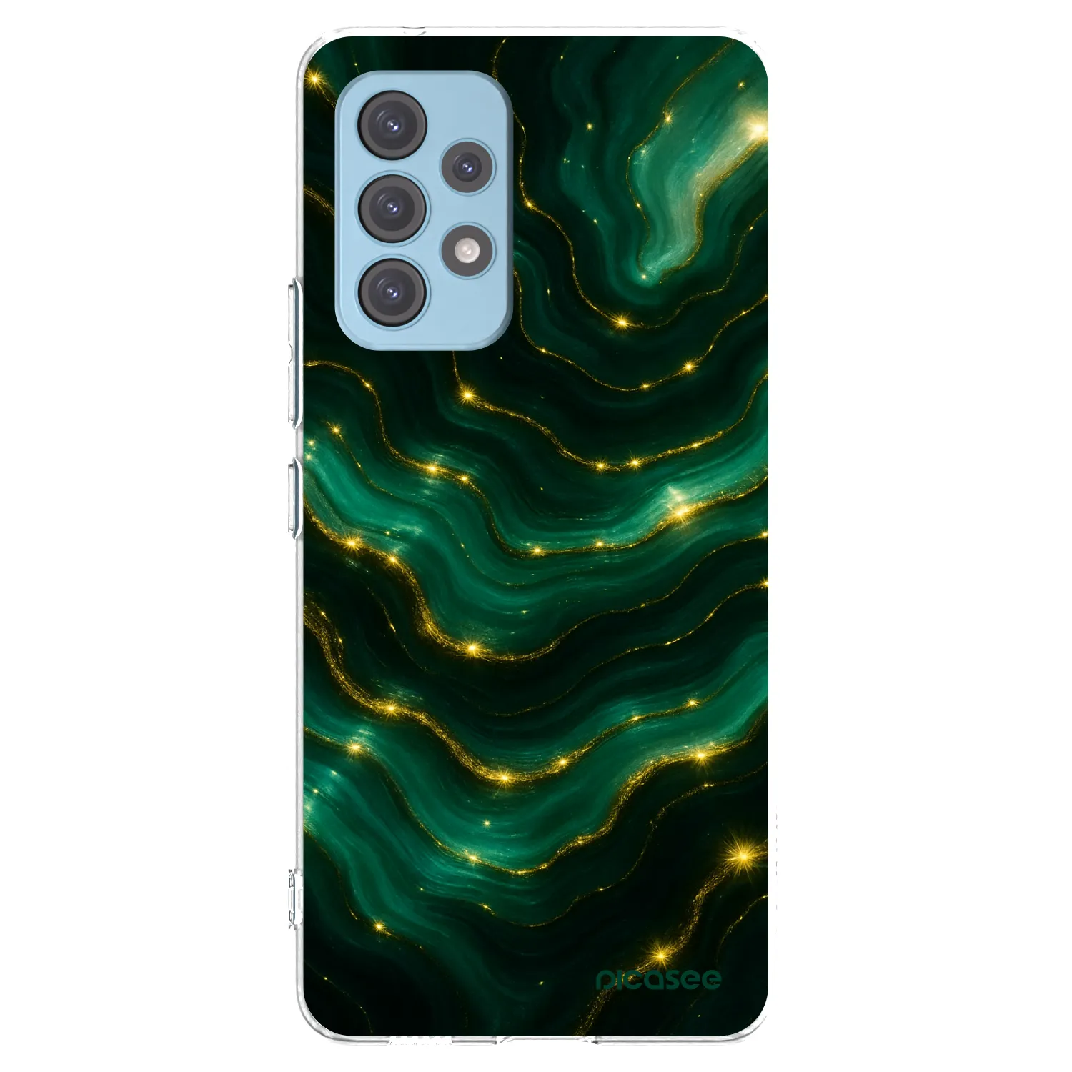 Picasee husă transparentă din silicon pentru Samsung Galaxy A53 5G A536 - Emerald