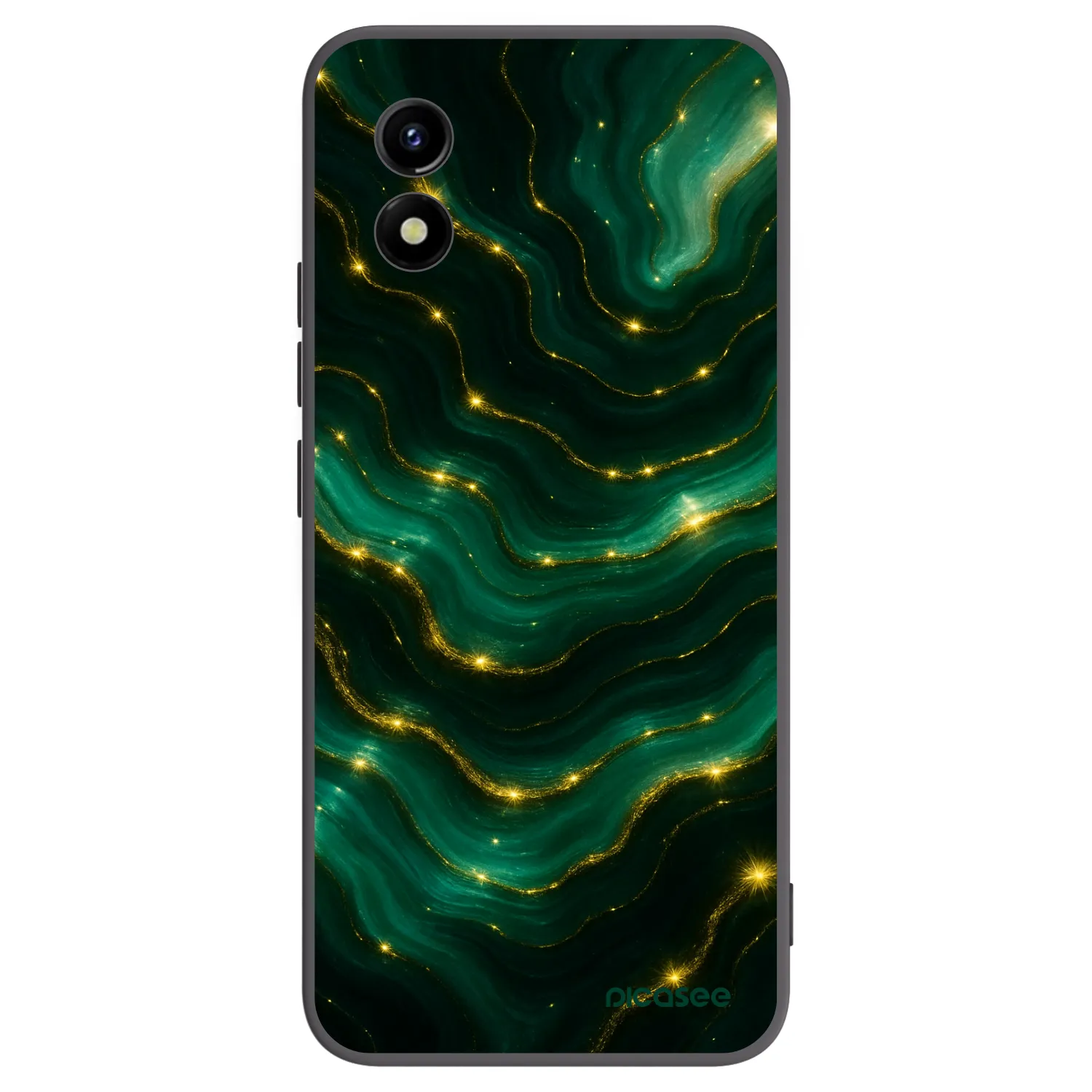 Picasee husă neagră din silicon pentru Vivo Y01 - Emerald