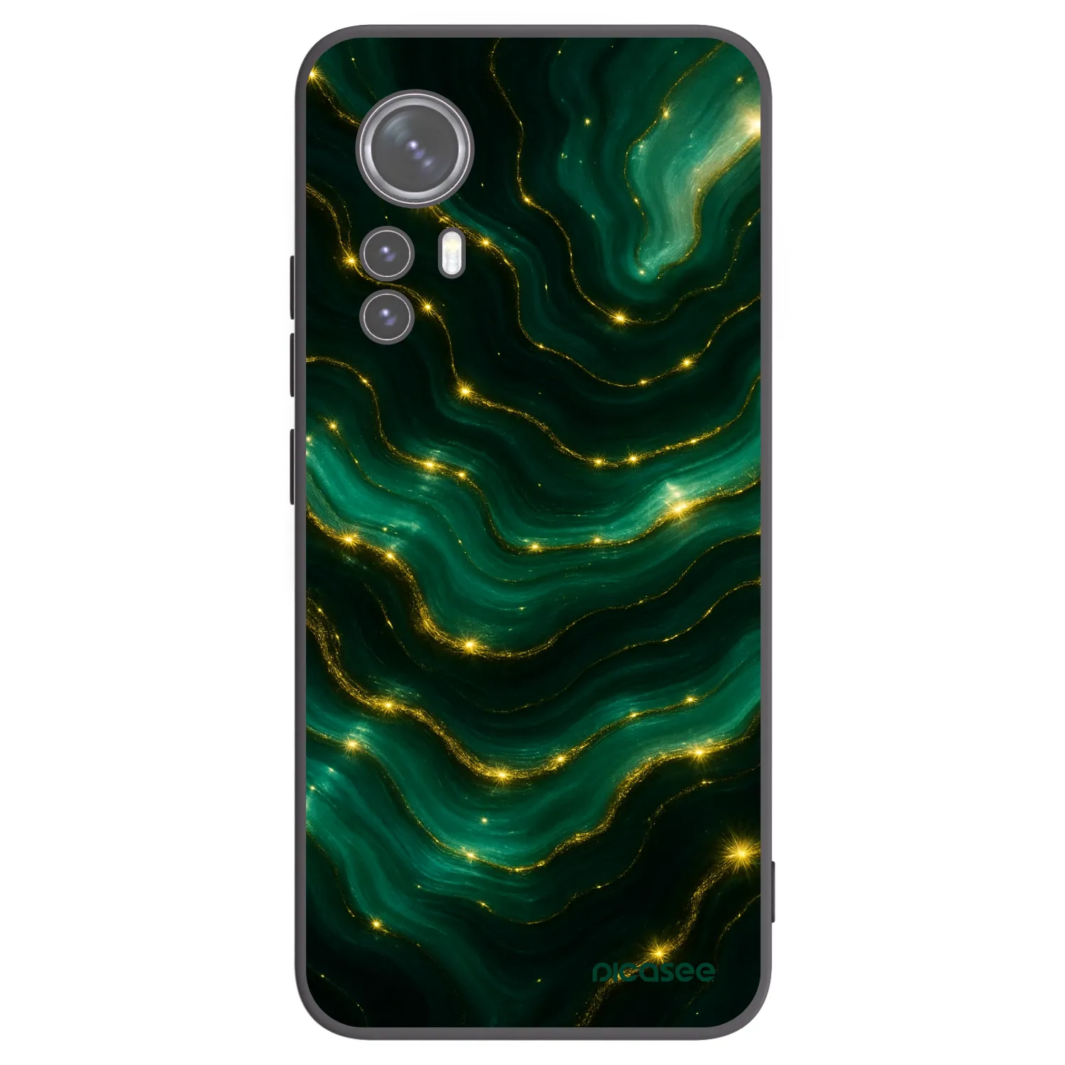 Picasee husă neagră din silicon pentru Xiaomi 12X - Emerald
