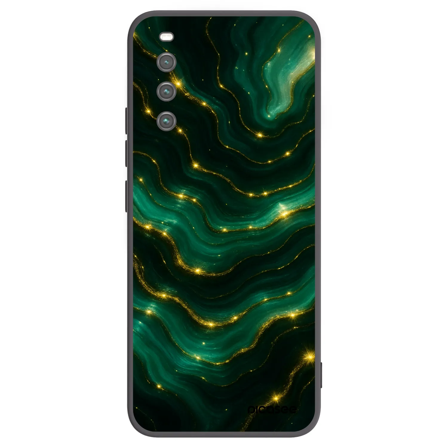 Picasee husă neagră din silicon pentru Sony Xperia 10 IV 5G - Emerald