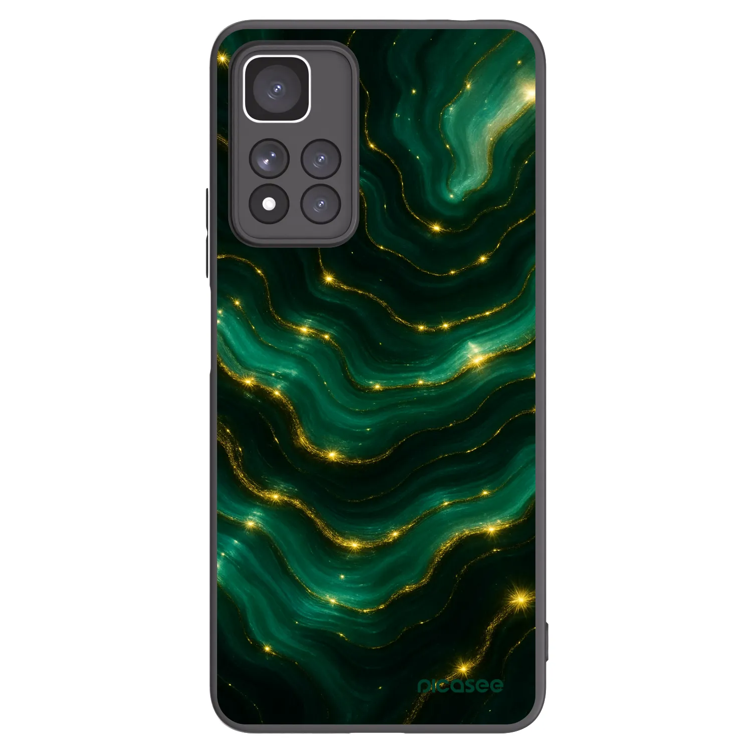 Picasee husă neagră din silicon pentru Xiaomi Redmi Note 11 Pro+ 5G - Emerald