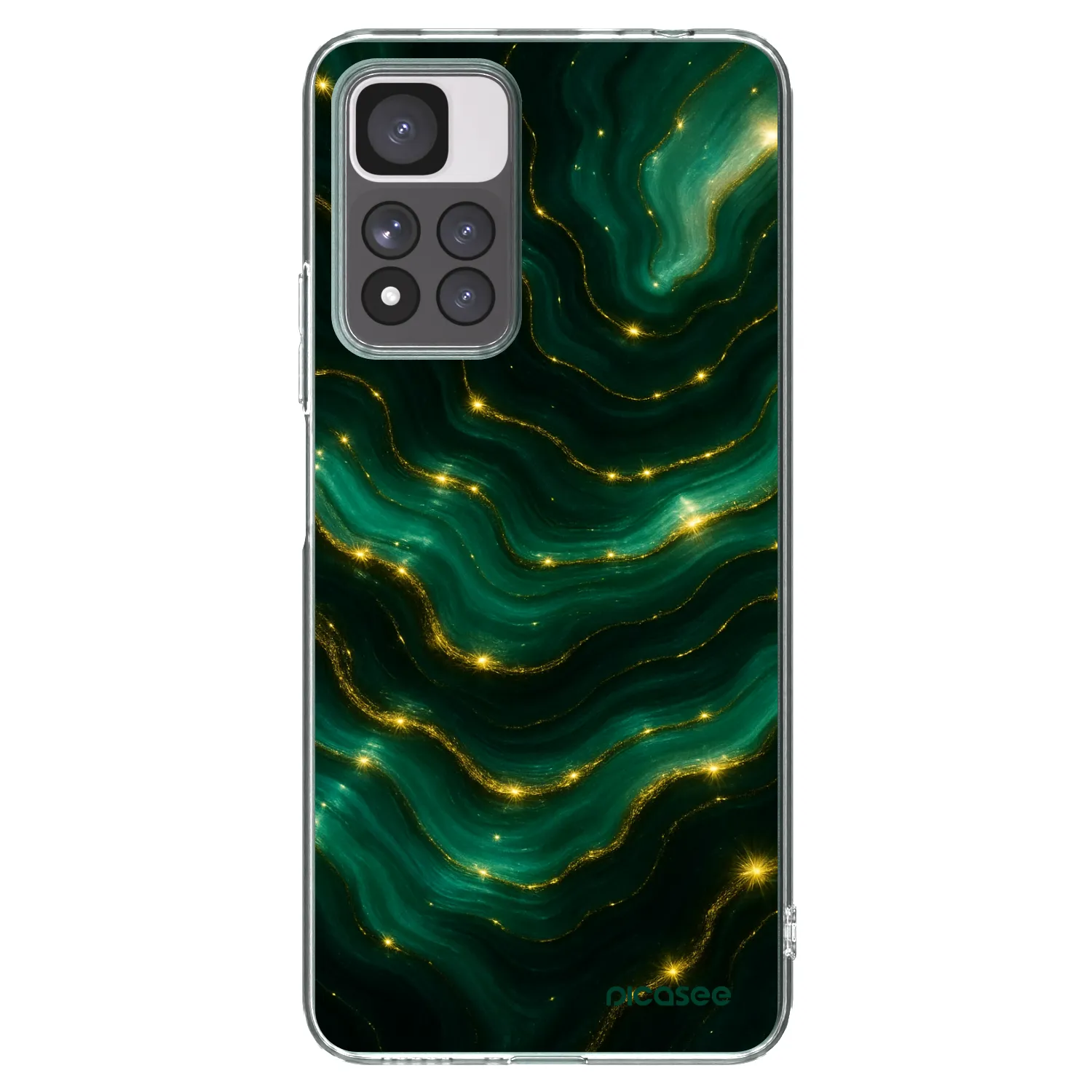 Picasee husă transparentă din silicon pentru Xiaomi Redmi Note 11 Pro+ 5G - Emerald