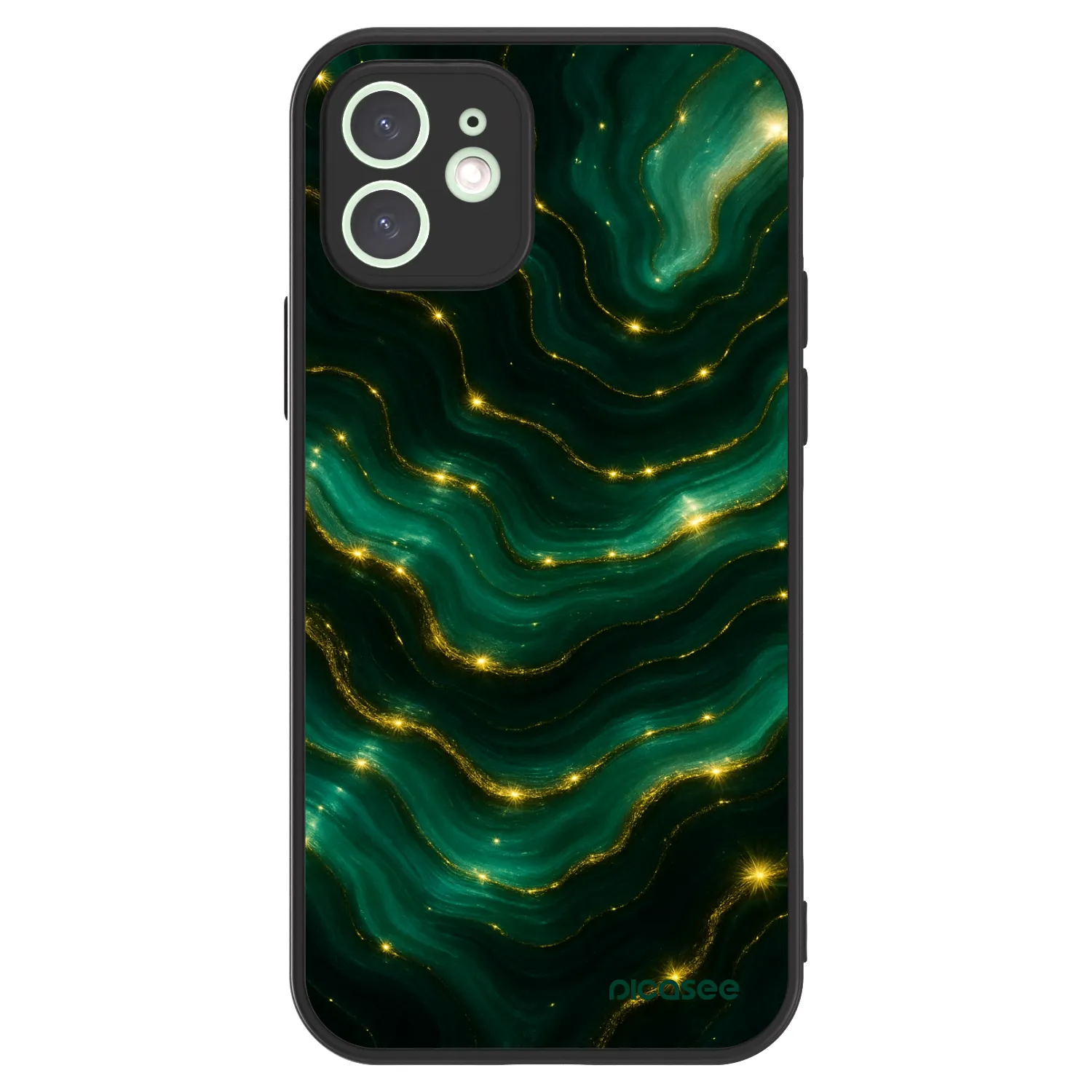 Picasee ULTIMATE CASE MagSafe pentru Apple iPhone 12 - Emerald