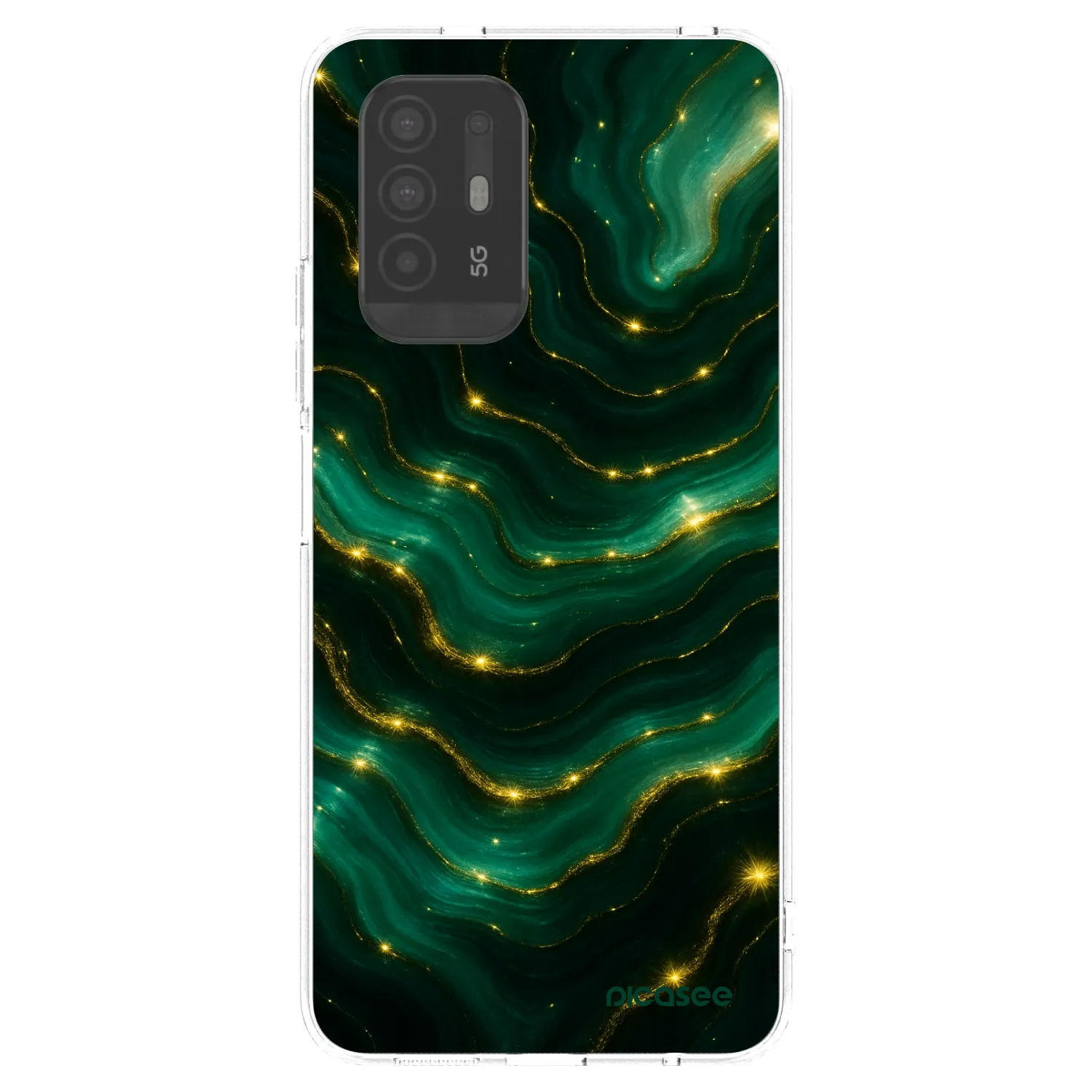 Picasee husă transparentă din silicon pentru OPPO A94 5G - Emerald
