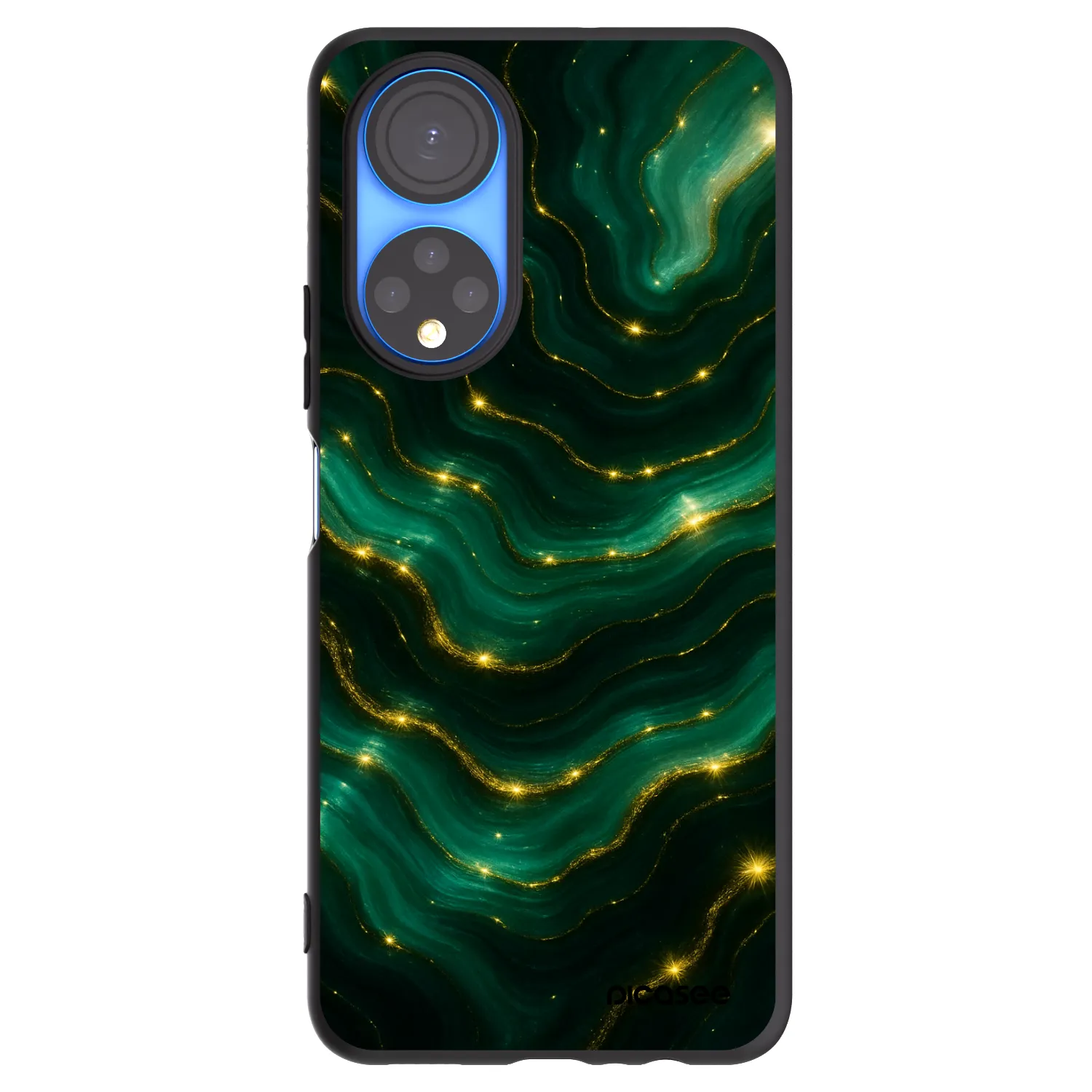 Picasee husă neagră din silicon pentru Honor X7 - Emerald