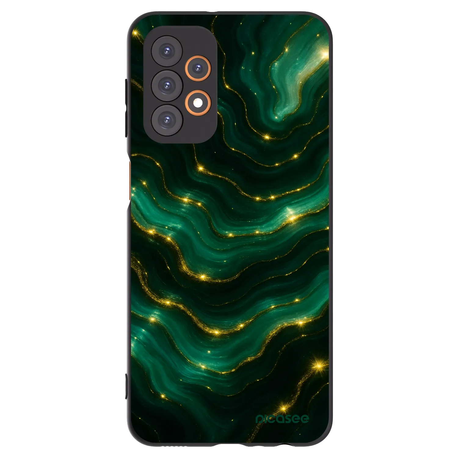 Picasee husă neagră din silicon pentru Samsung Galaxy A23 A235F 4G - Emerald