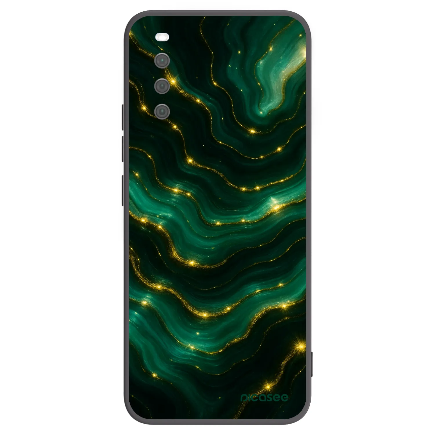 Picasee husă neagră din silicon pentru Sony Xperia 10 III - Emerald