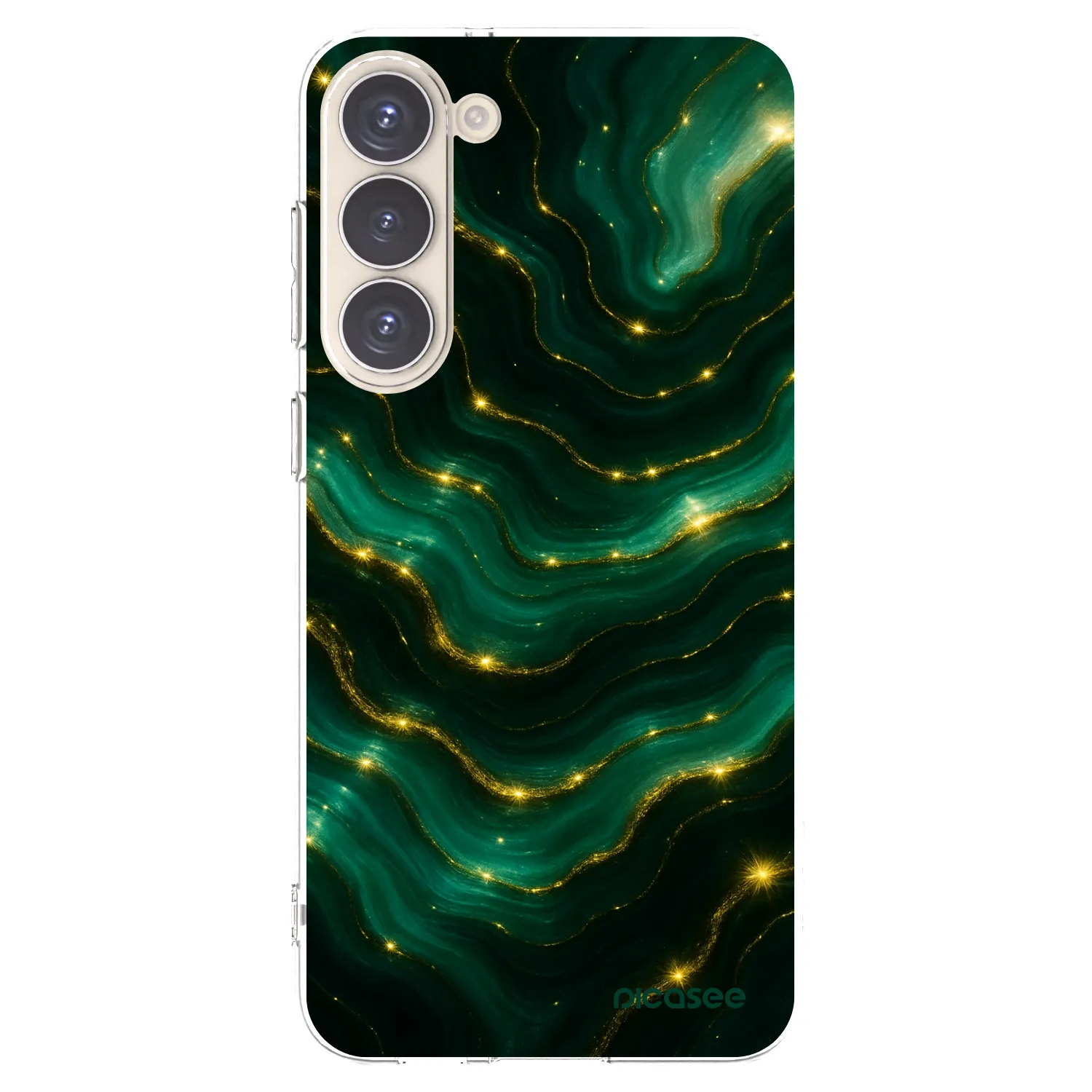 Picasee husă transparentă din silicon pentru Samsung Galaxy S23+ 5G - Emerald