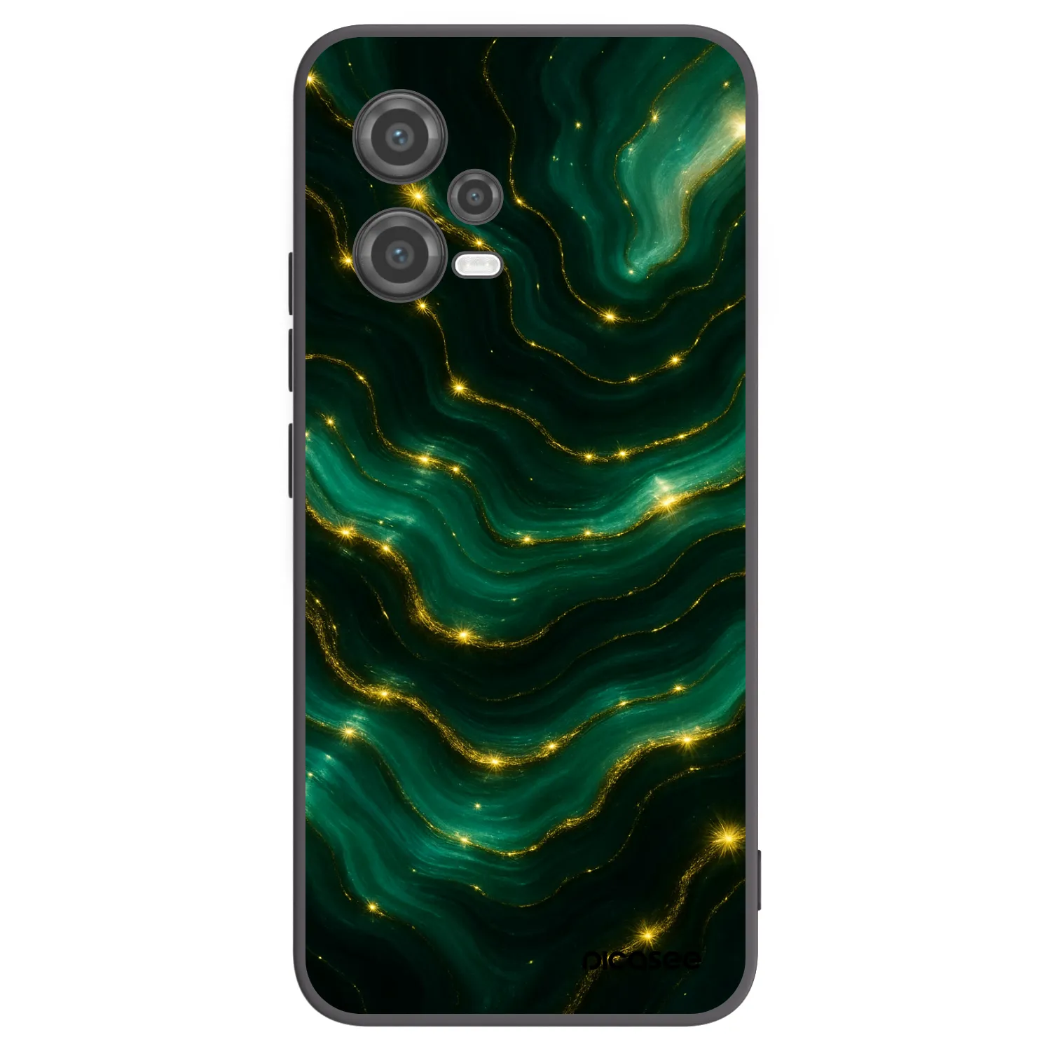Picasee husă neagră din silicon pentru Xiaomi Poco X5 - Emerald