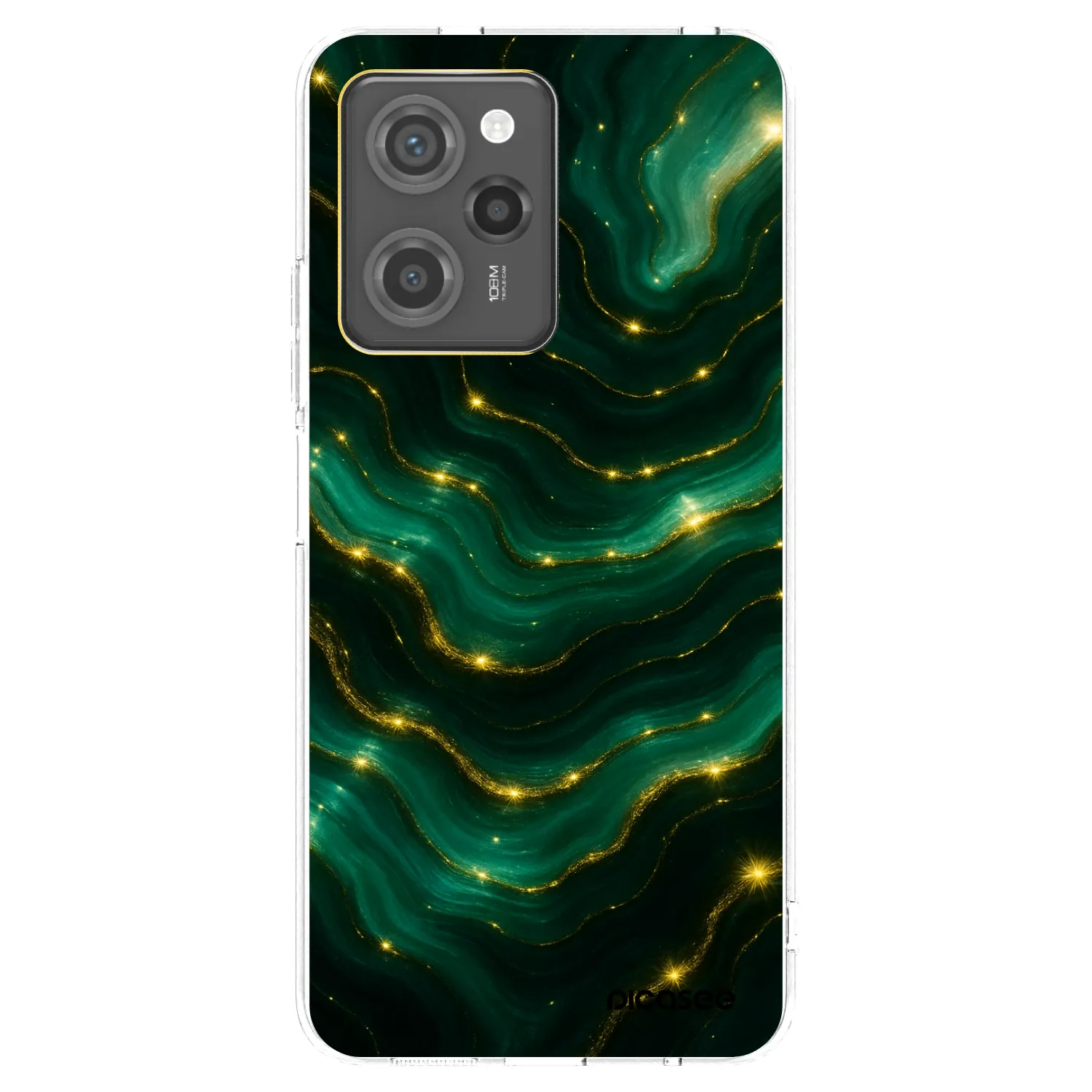 Picasee husă neagră din silicon pentru Xiaomi Poco X5 Pro - Emerald