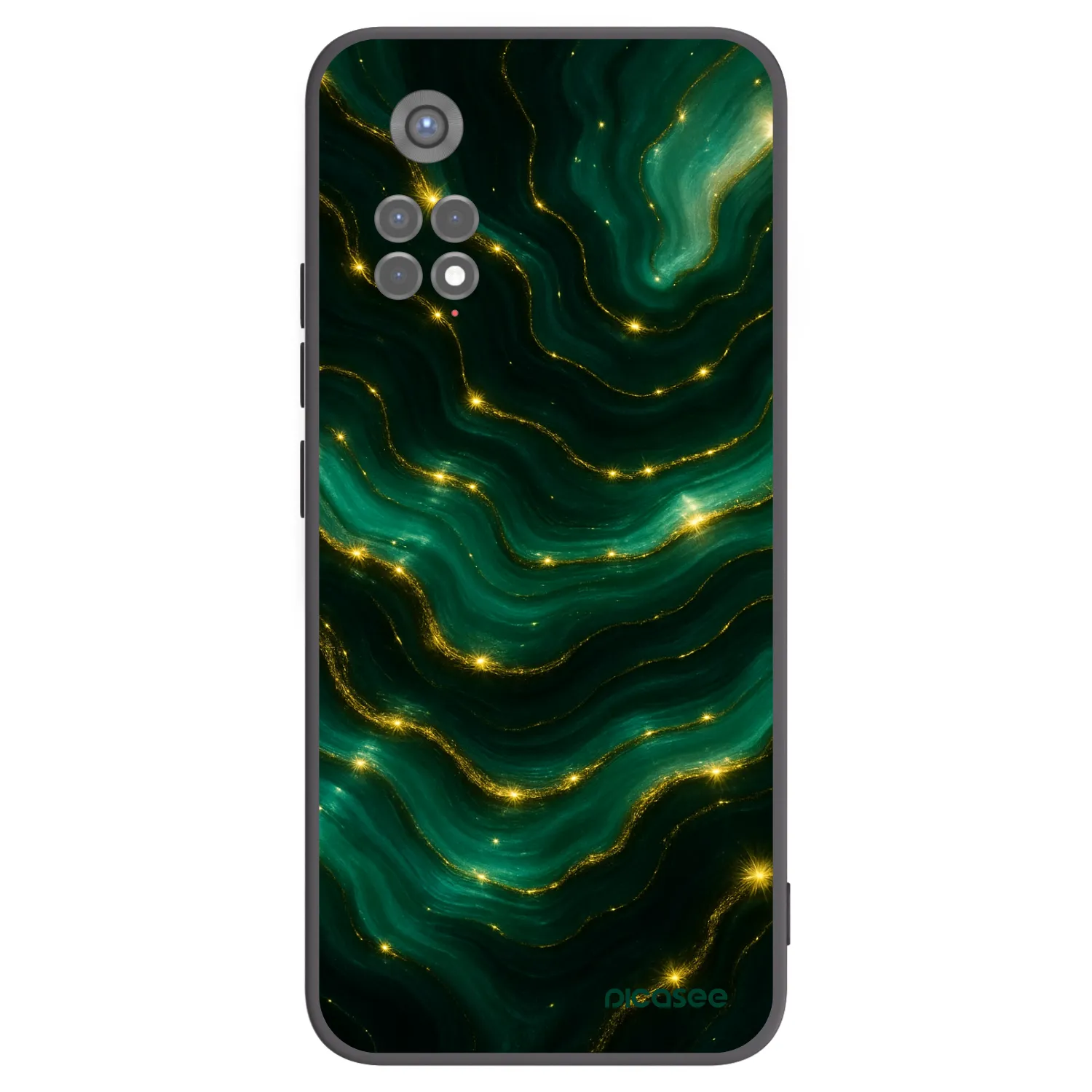 Picasee husă neagră din silicon pentru Xiaomi Redmi Note 11S 5G - Emerald