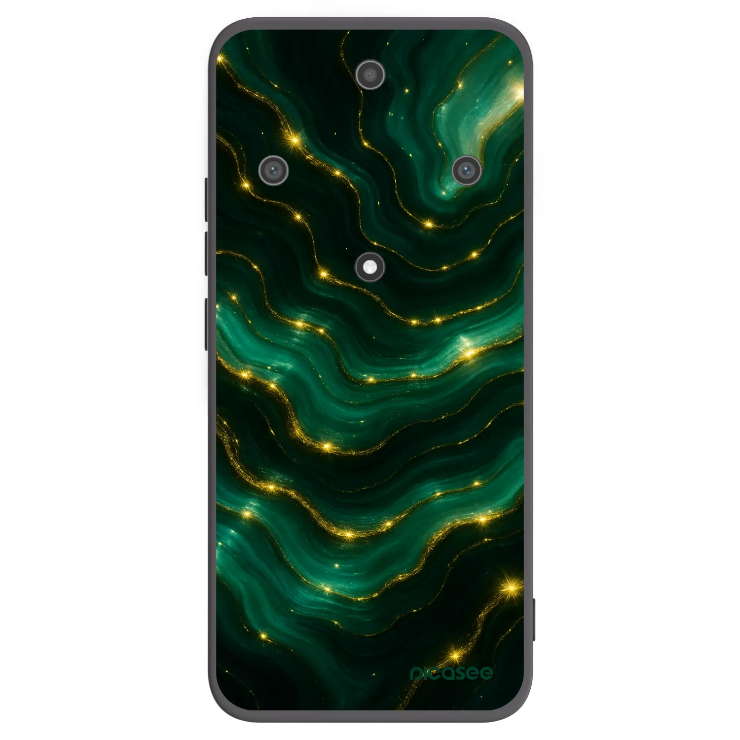 Picasee husă neagră din silicon pentru Honor Magic5 Lite 5G - Emerald
