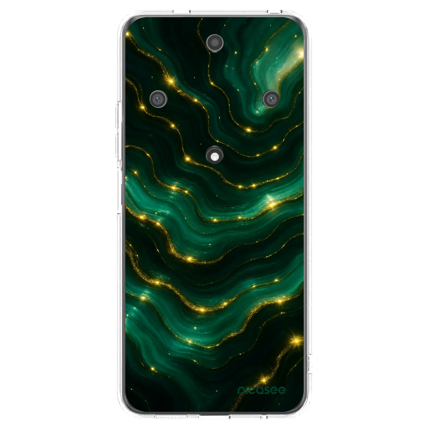Picasee husă transparentă din silicon pentru Honor Magic5 Lite 5G - Emerald