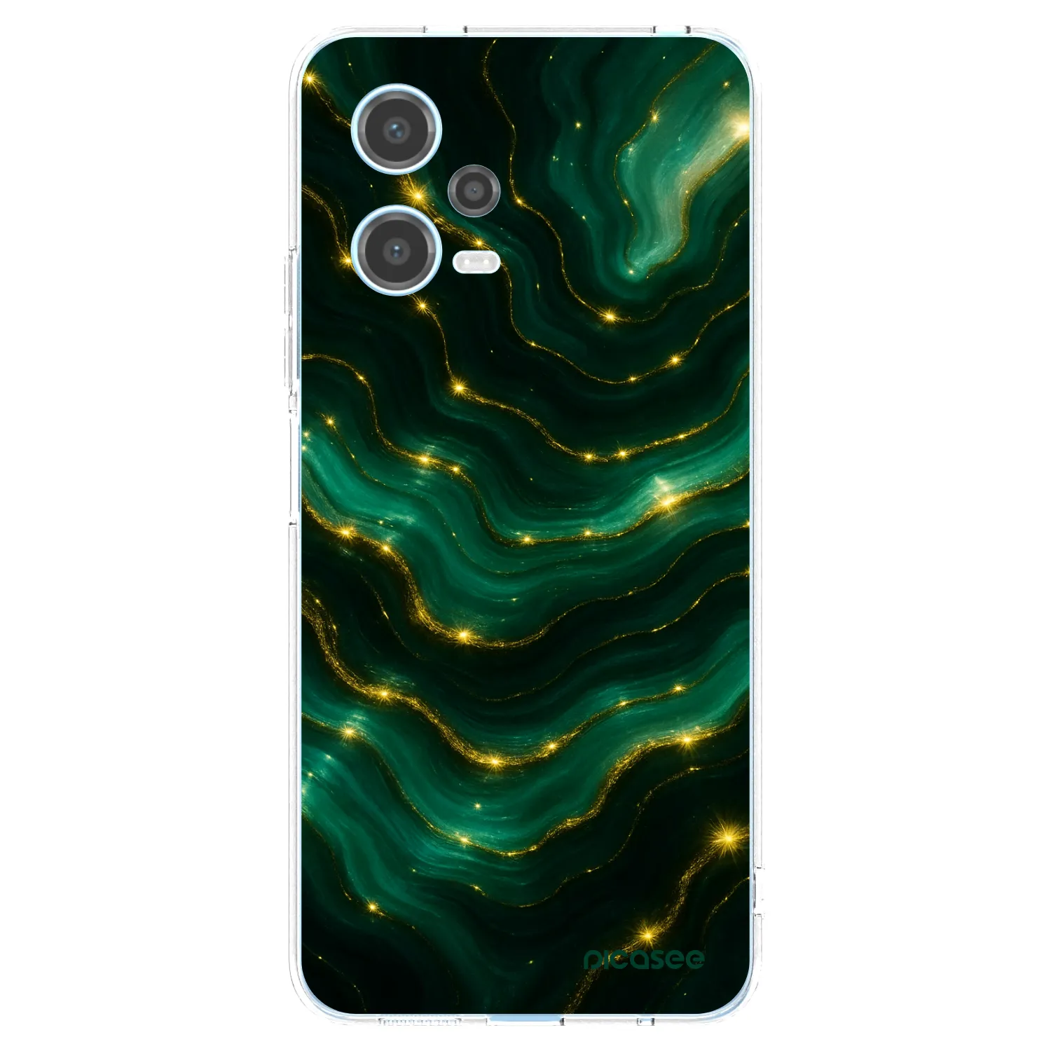 Picasee husă transparentă din silicon pentru Xiaomi Redmi Note 12 5G - Emerald