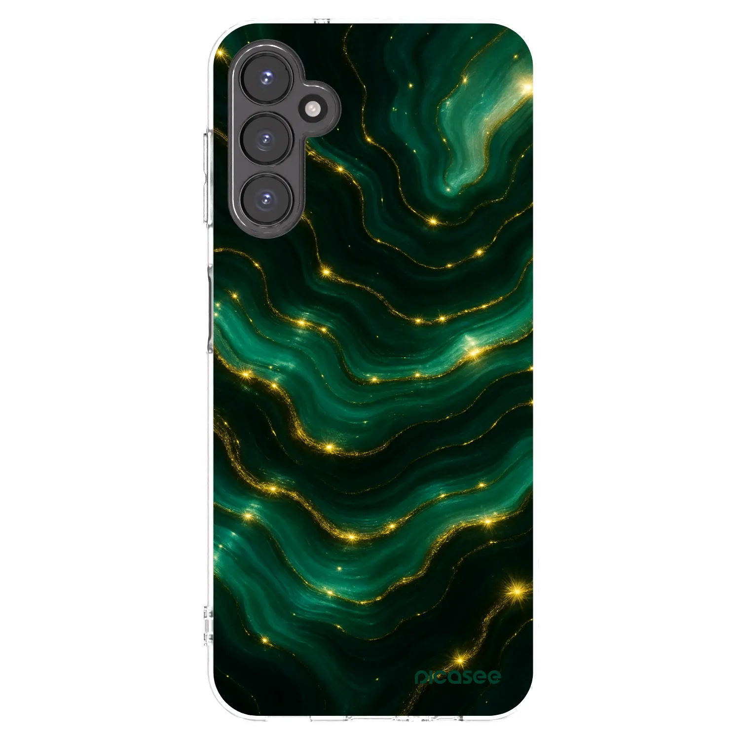 Picasee husă transparentă din silicon pentru Samsung Galaxy A14 5G A146P - Emerald