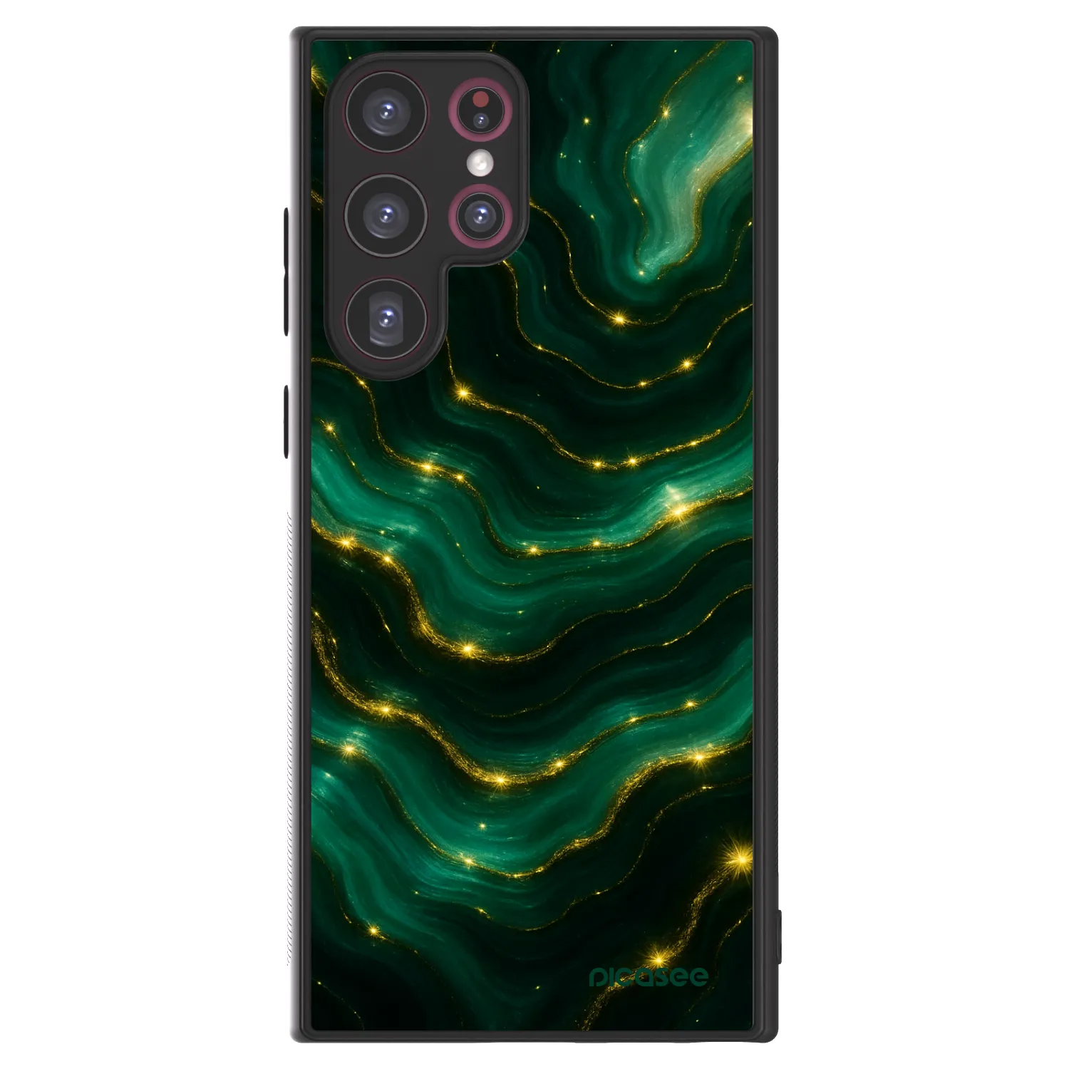 Picasee ULTIMATE CASE PowerShare pentru Samsung Galaxy S22 Ultra 5G - Emerald