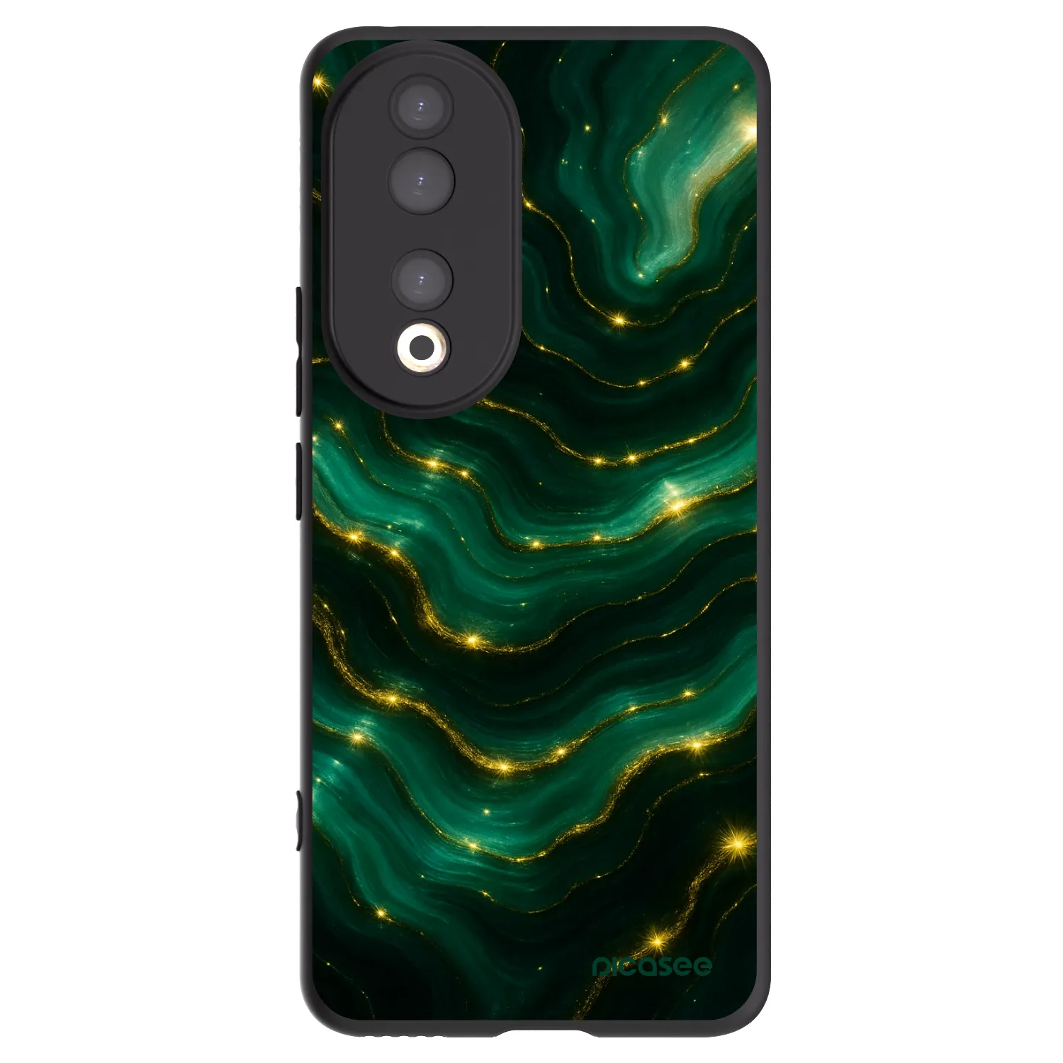 Picasee husă neagră din silicon pentru Honor 90 5G - Emerald