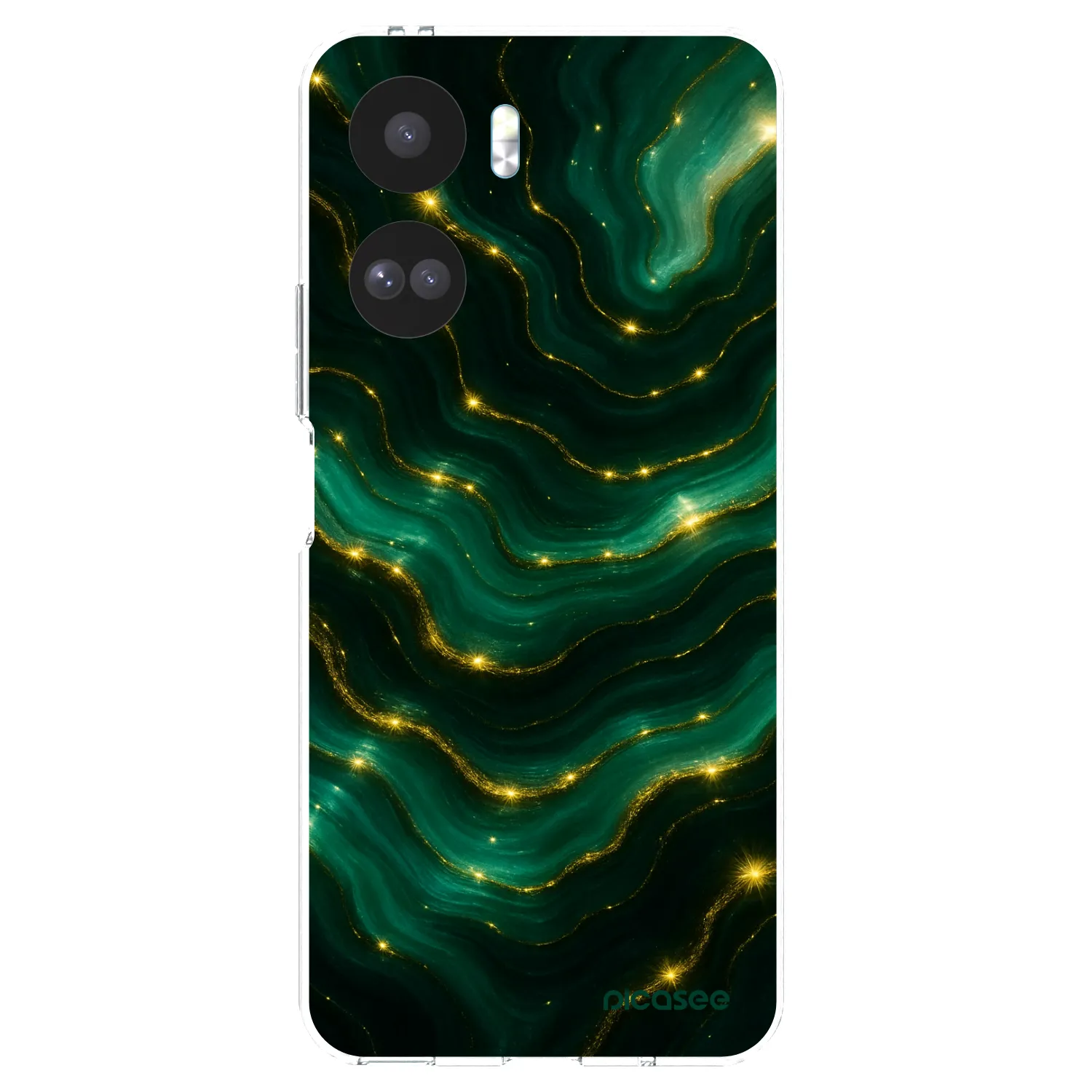 Picasee husă transparentă din silicon pentru Honor 90 Lite 5G - Emerald