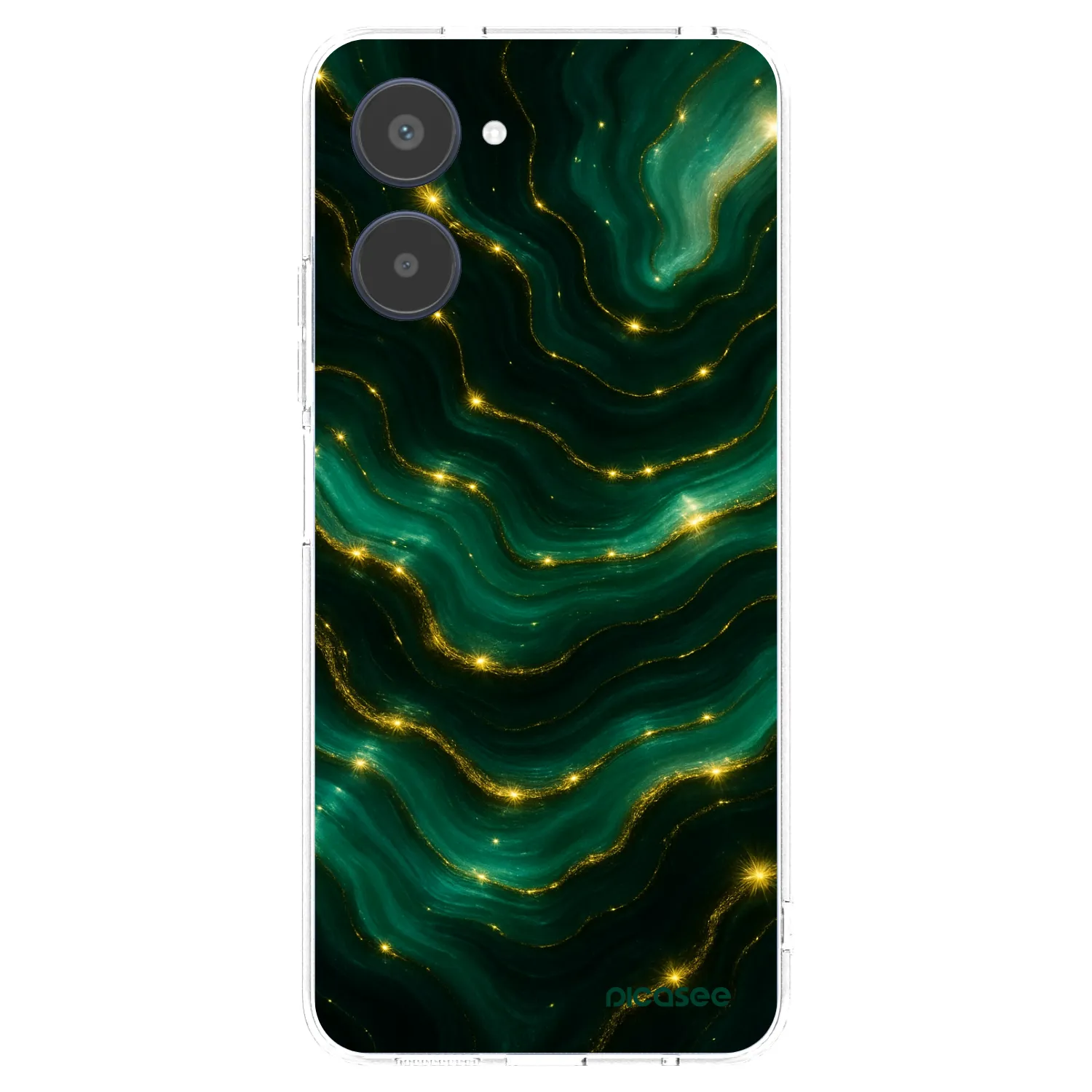 Picasee husă transparentă din silicon pentru Realme 10 4G - Emerald