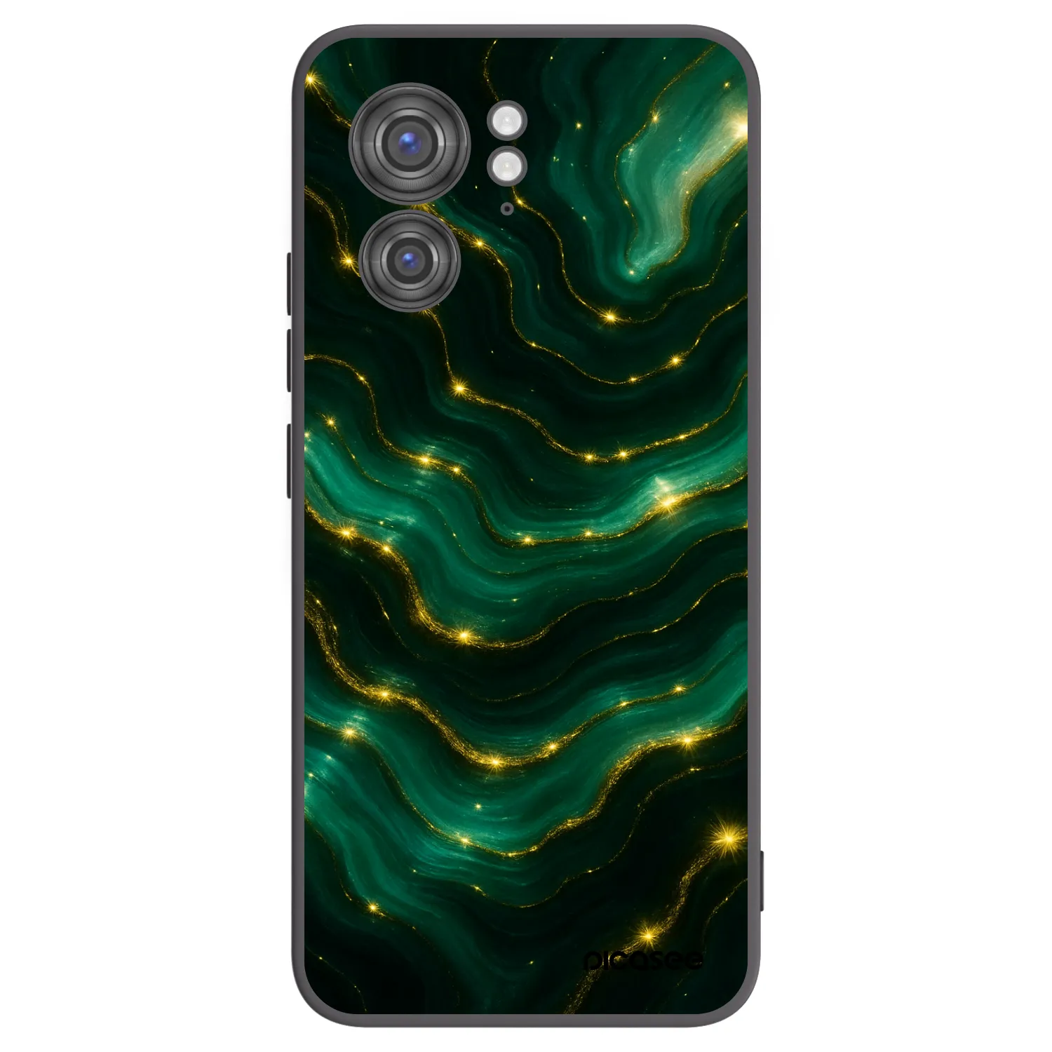 Picasee husă neagră din silicon pentru Motorola Edge 40 - Emerald