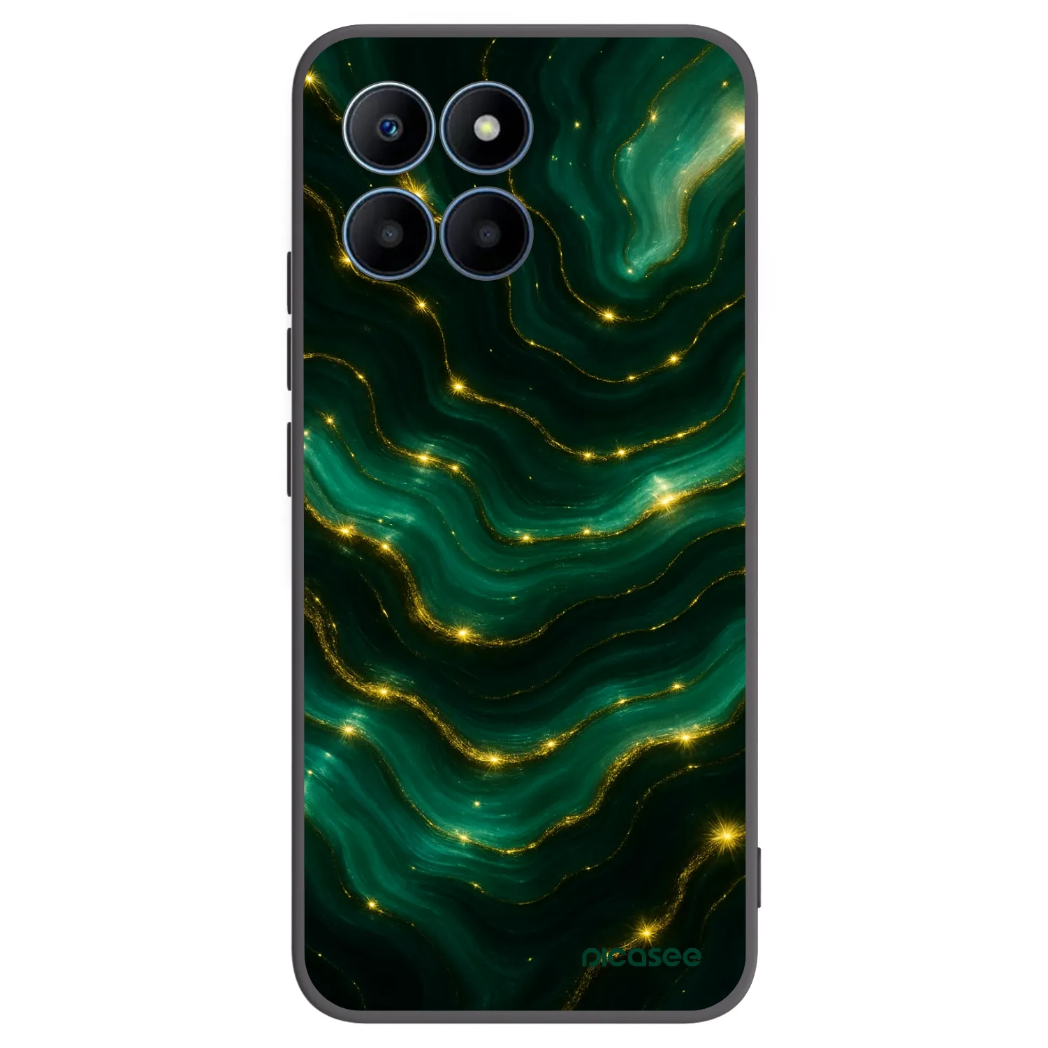 Picasee husă neagră din silicon pentru Honor 70 Lite - Emerald