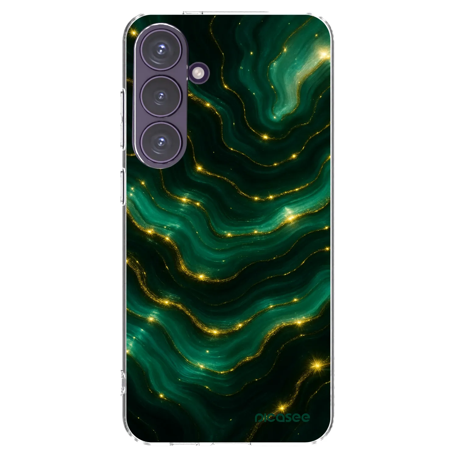 Picasee husă transparentă din silicon pentru Samsung Galaxy S24+ S926B 5G - Emerald