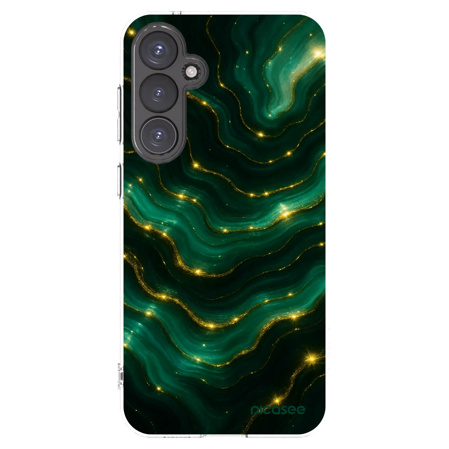 Picasee husă transparentă din silicon pentru Samsung Galaxy S23 FE S711B - Emerald