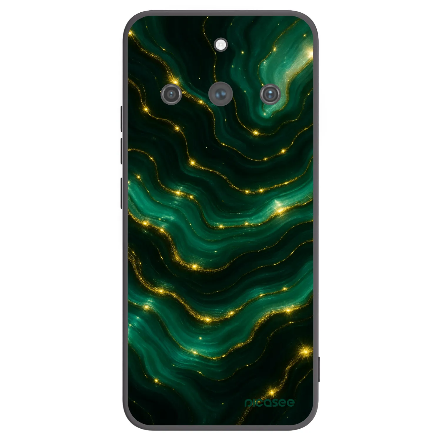 Picasee husă neagră din silicon pentru Realme 11 Pro+ - Emerald