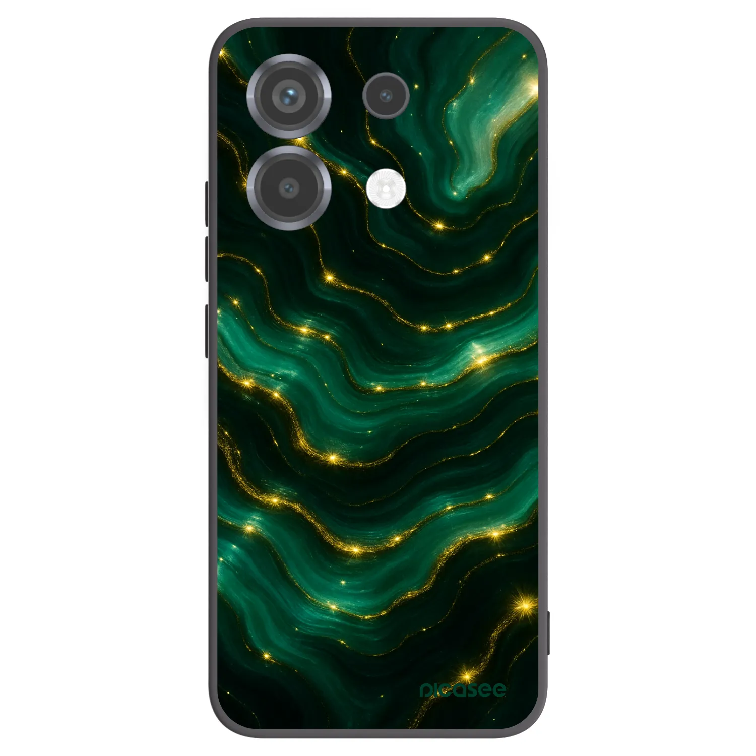 Picasee husă neagră din silicon pentru Xiaomi Poco X6 - Emerald