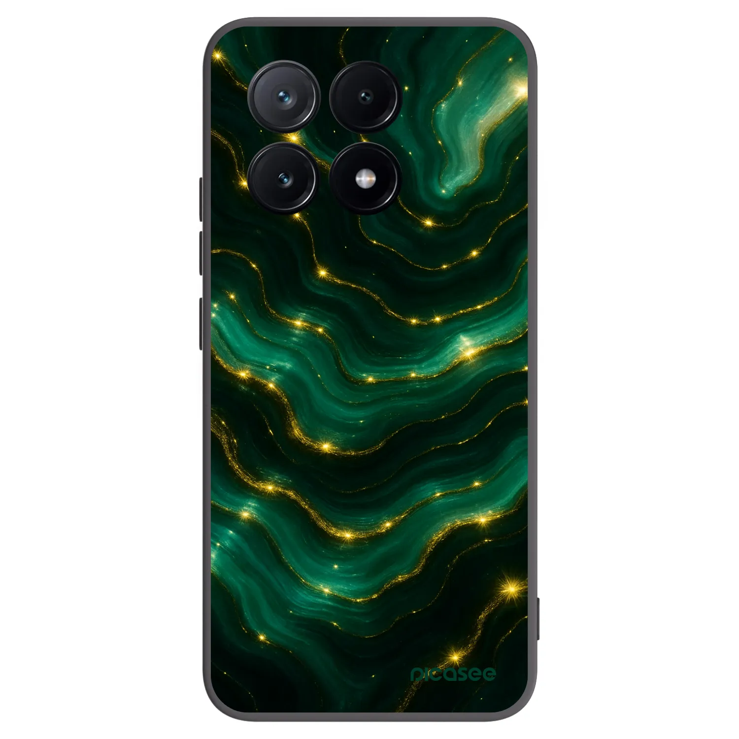 Picasee husă neagră din silicon pentru Xiaomi Poco X6 Pro - Emerald