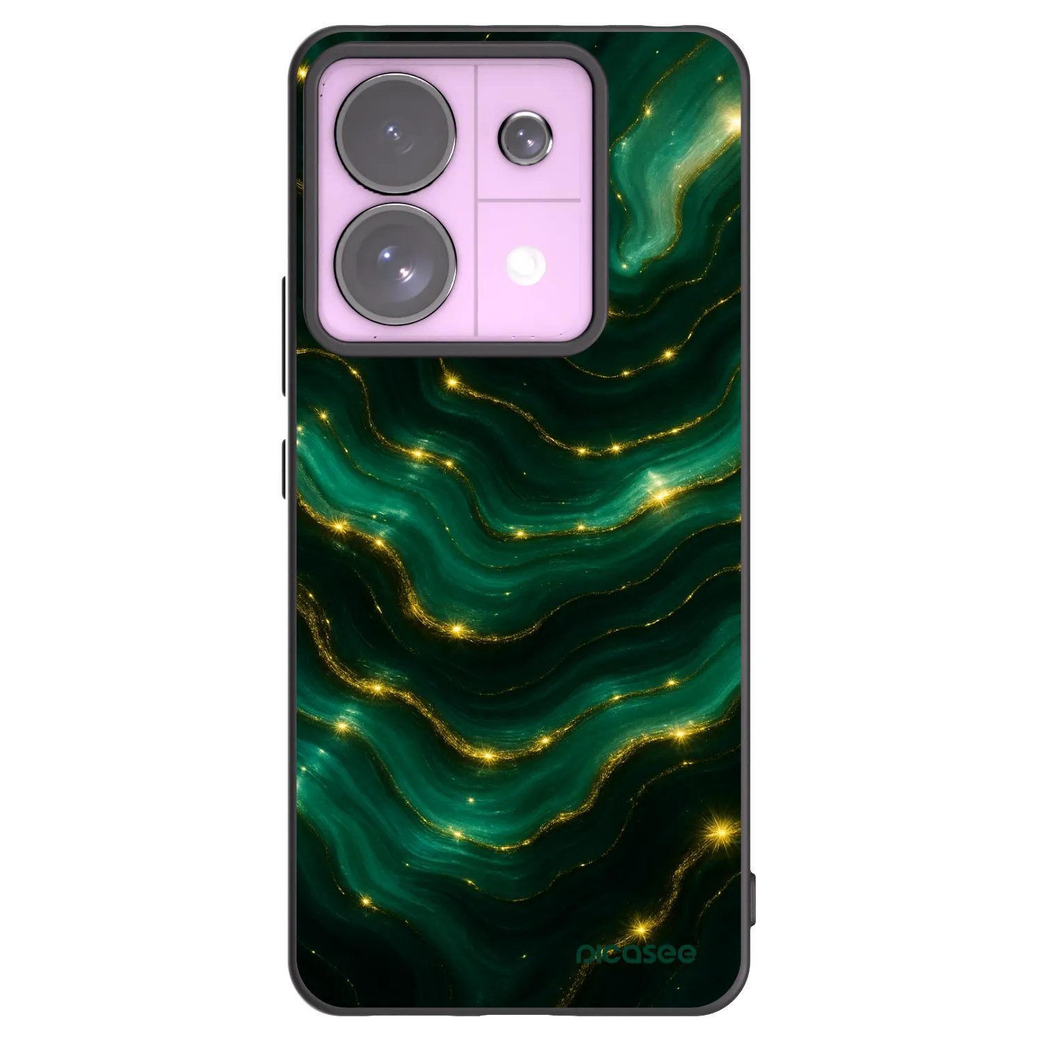 Picasee husă neagră din silicon pentru Xiaomi Redmi Note 13 Pro 5G - Emerald