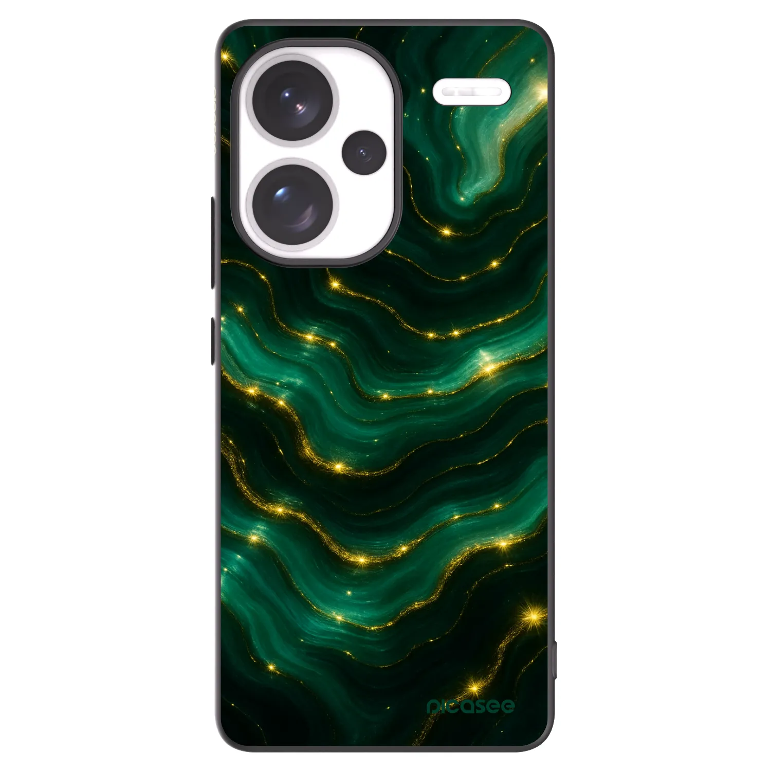 Picasee husă neagră din silicon pentru Xiaomi Redmi Note 13 Pro+ 5G - Emerald