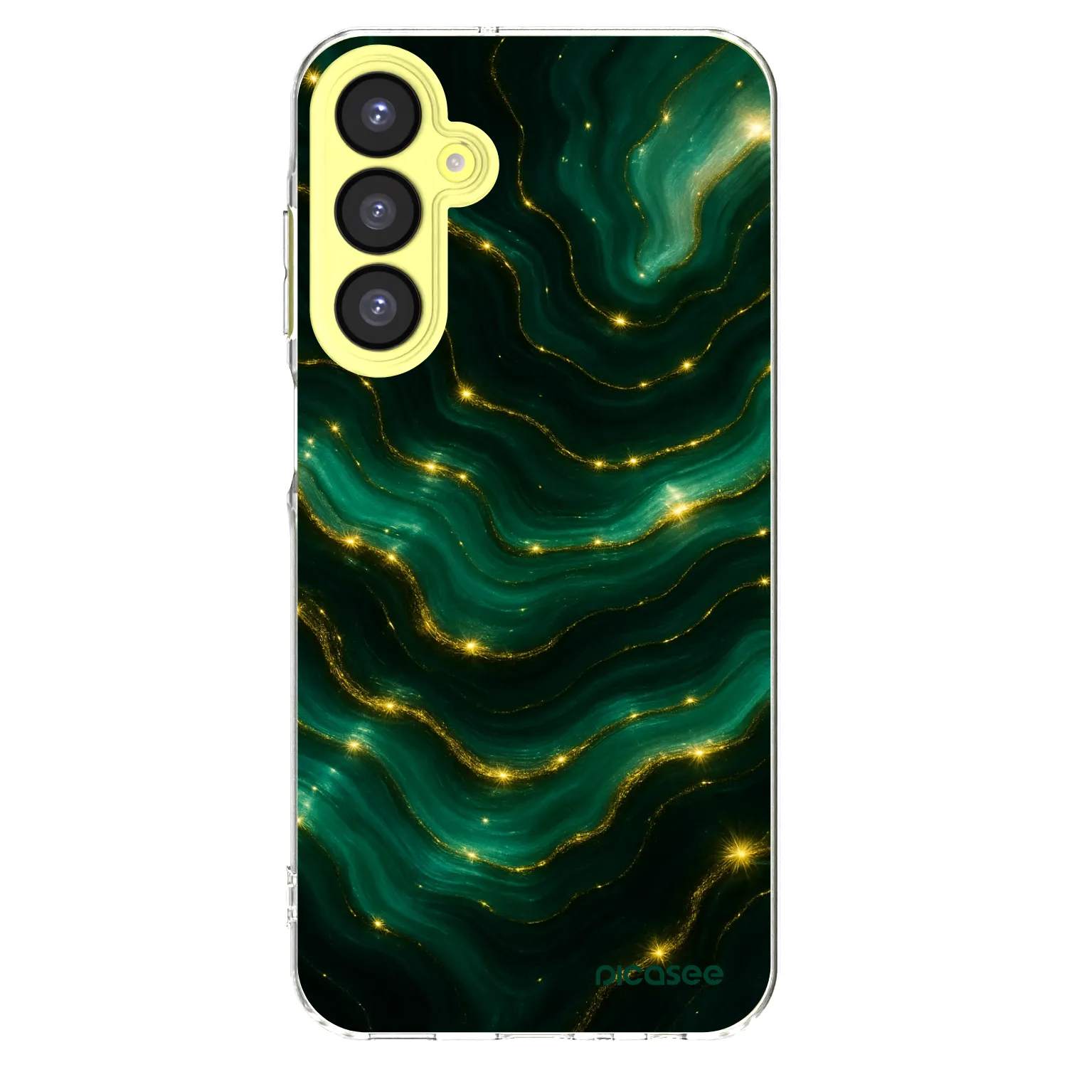 Picasee husă transparentă din silicon pentru Samsung Galaxy A25 A256B 5G - Emerald