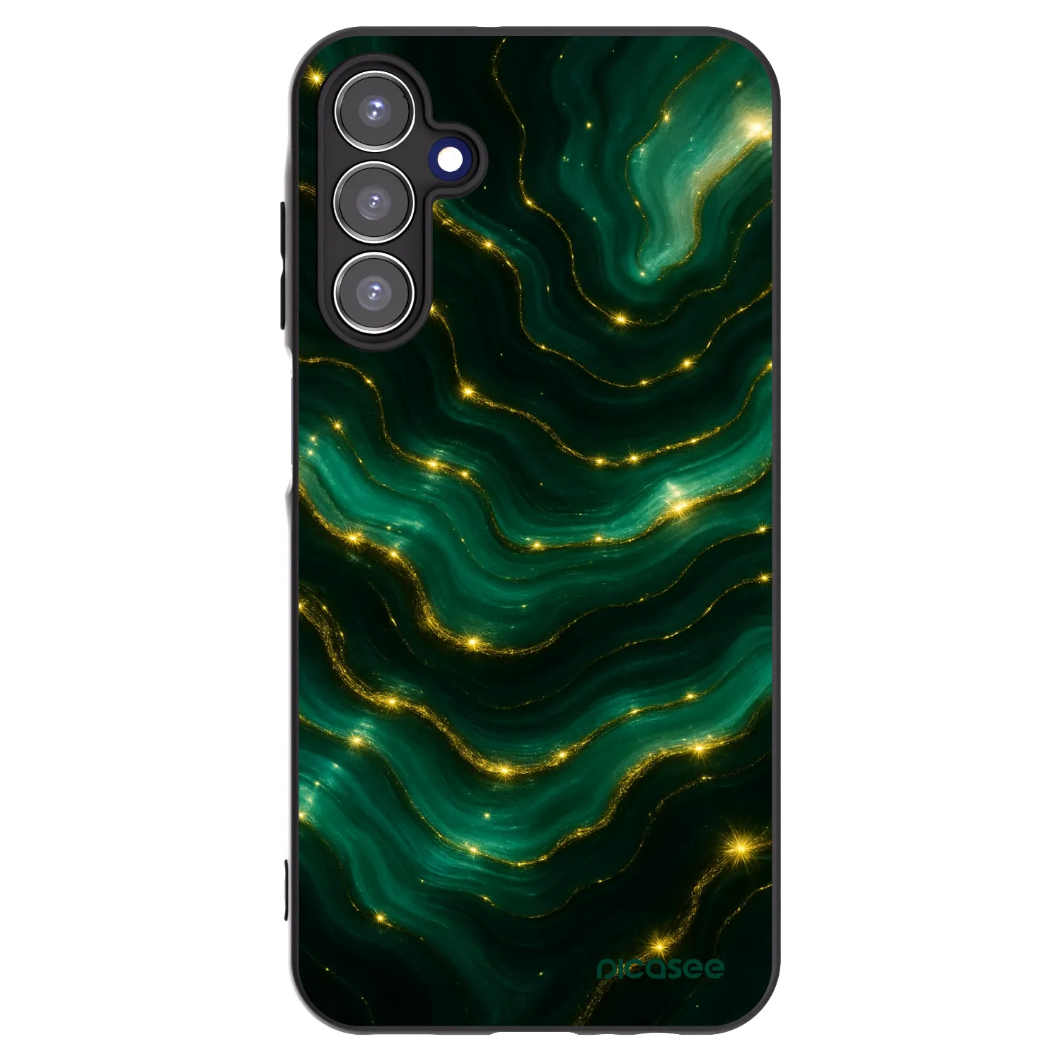 Picasee husă neagră din silicon pentru Samsung Galaxy A15 A156B 5G - Emerald
