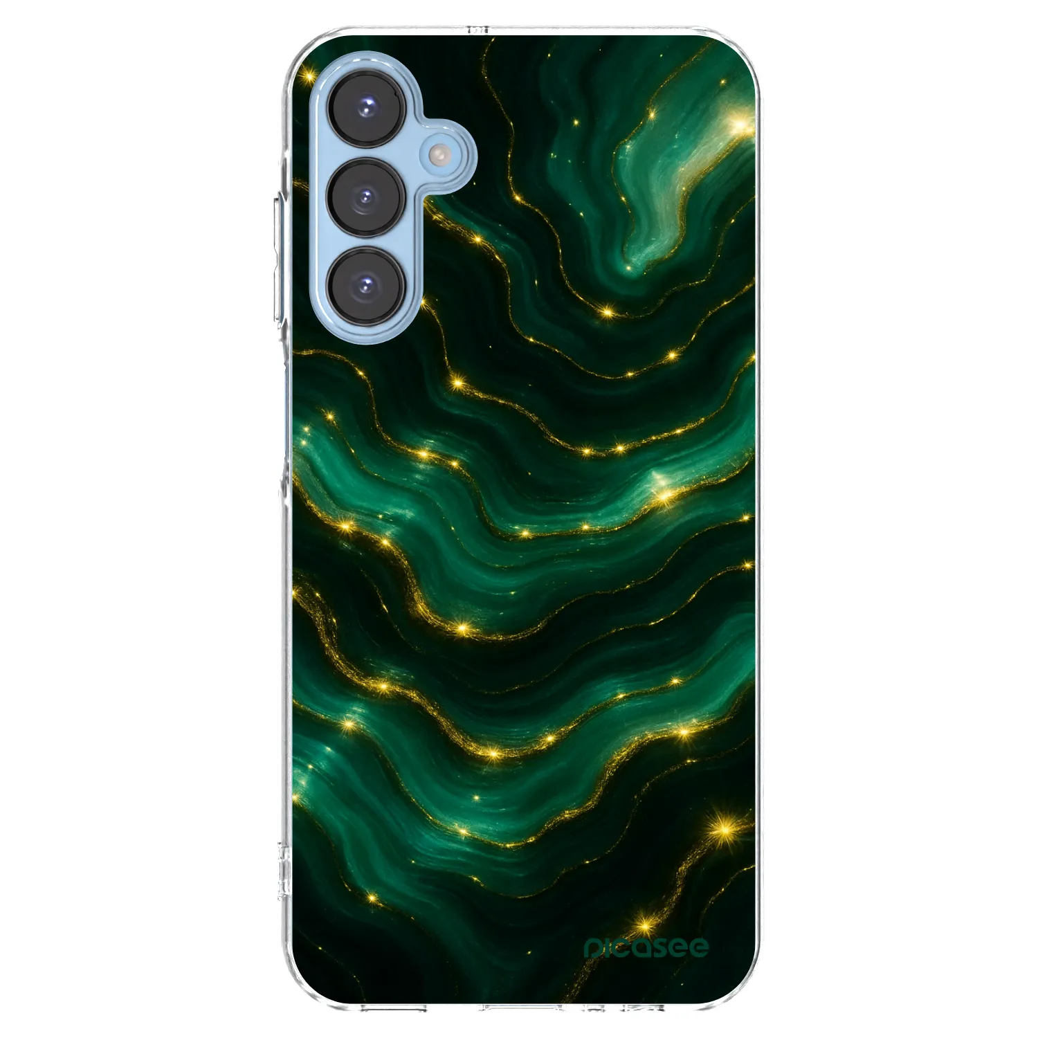Picasee husă transparentă din silicon pentru Samsung Galaxy A15 A156B 5G - Emerald