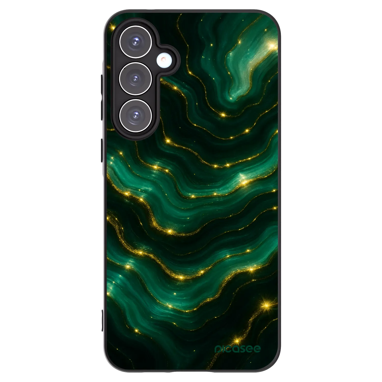 Picasee husă neagră din silicon pentru Samsung Galaxy A55 5G A556B - Emerald