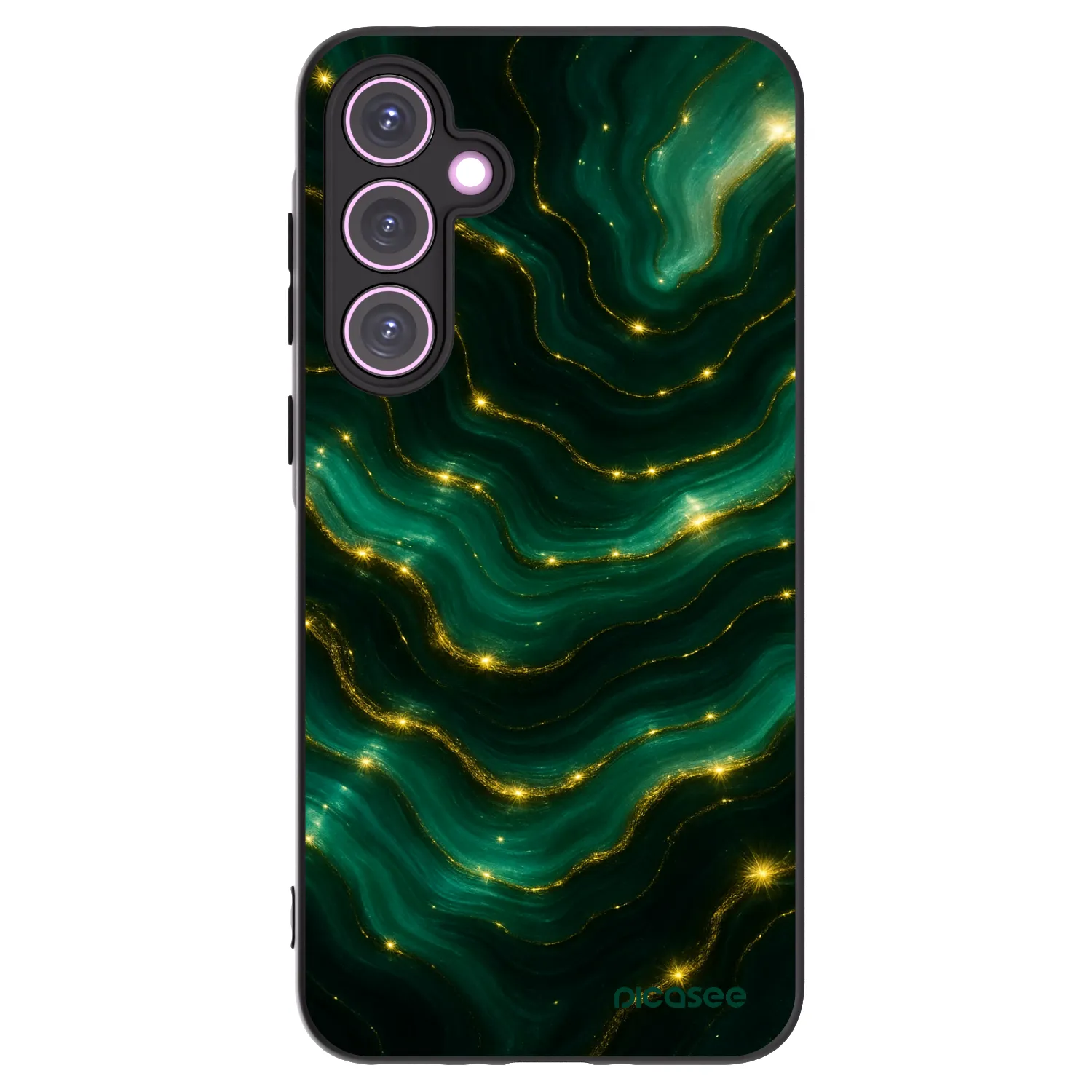 Picasee husă neagră din silicon pentru Samsung Galaxy A35 5G A356B - Emerald