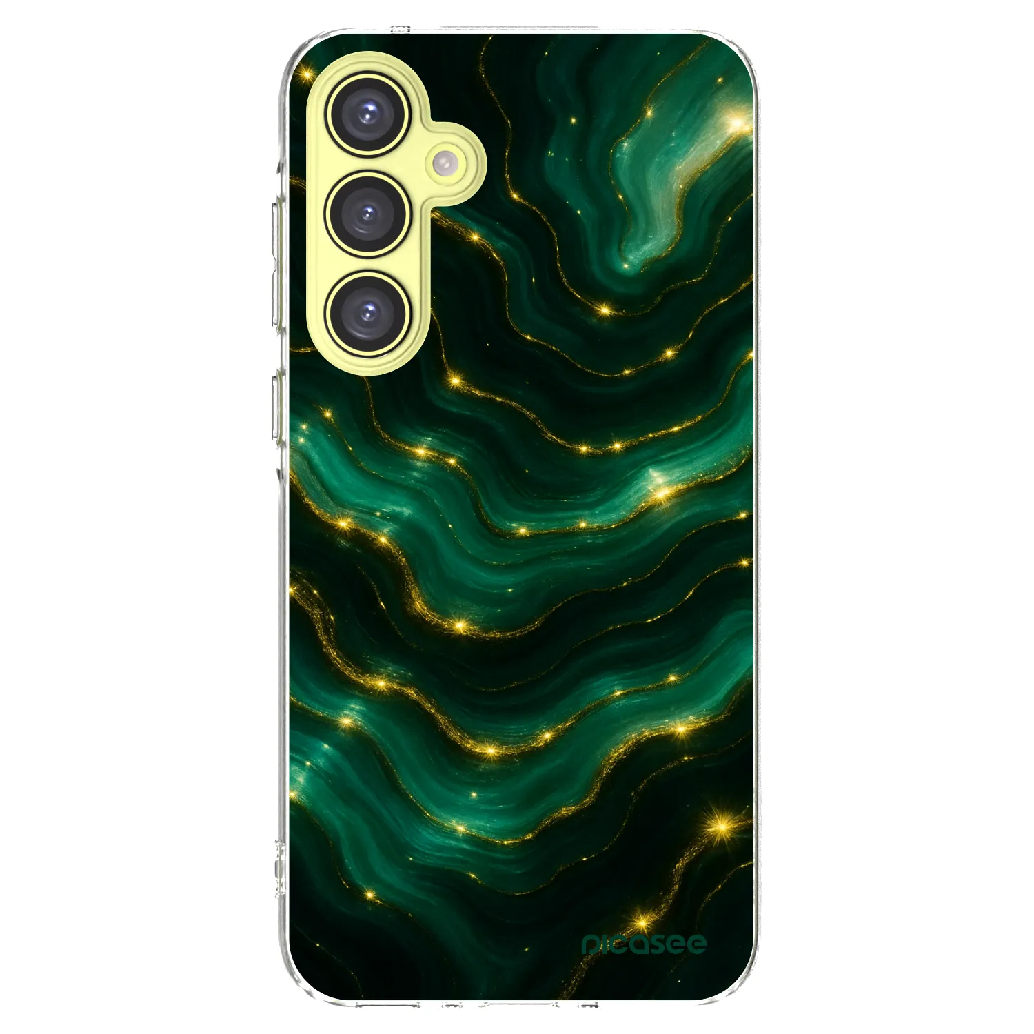 Picasee husă transparentă din silicon pentru Samsung Galaxy A35 5G A356B - Emerald