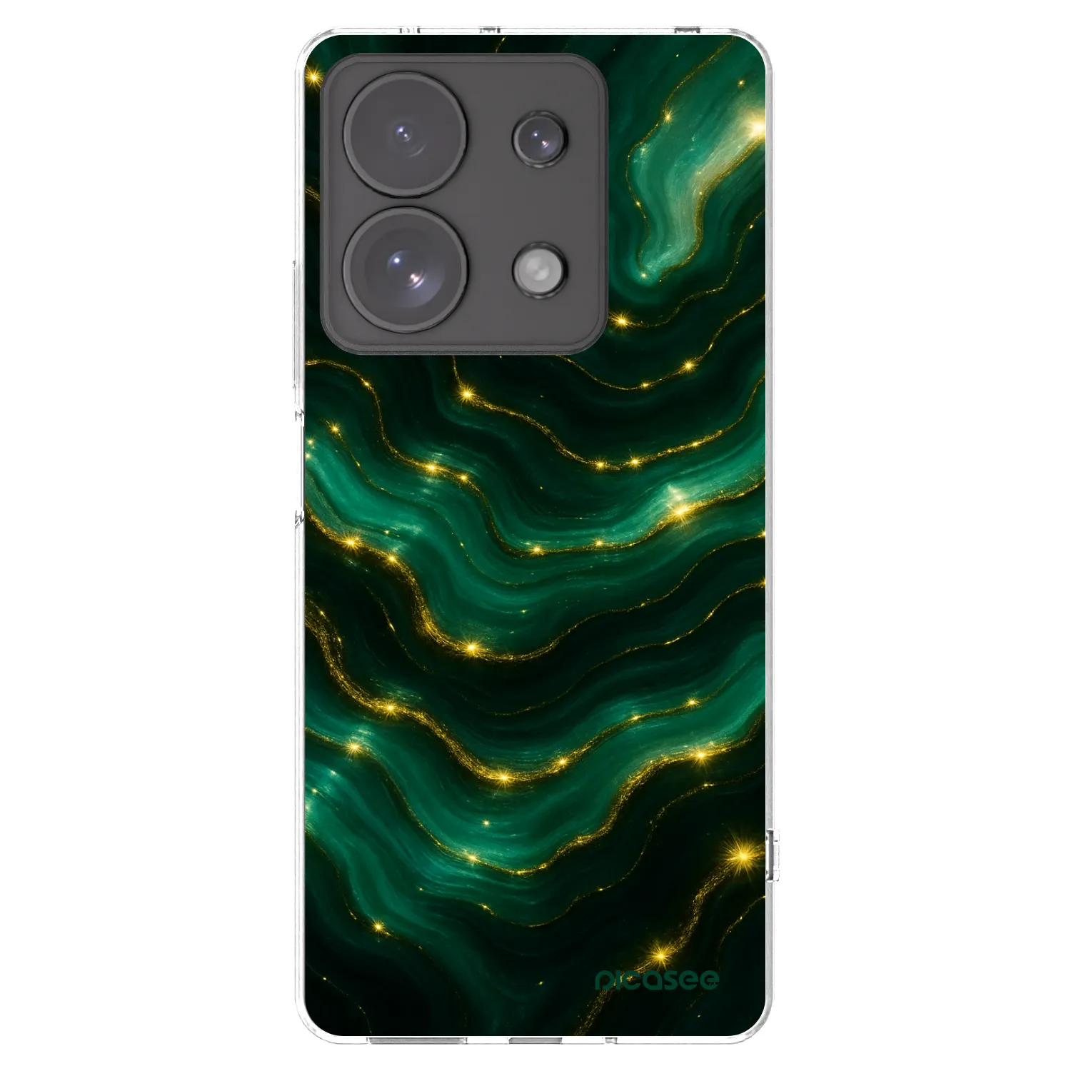 Picasee husă transparentă din silicon pentru Xiaomi Redmi Note 13 Pro 4G - Emerald