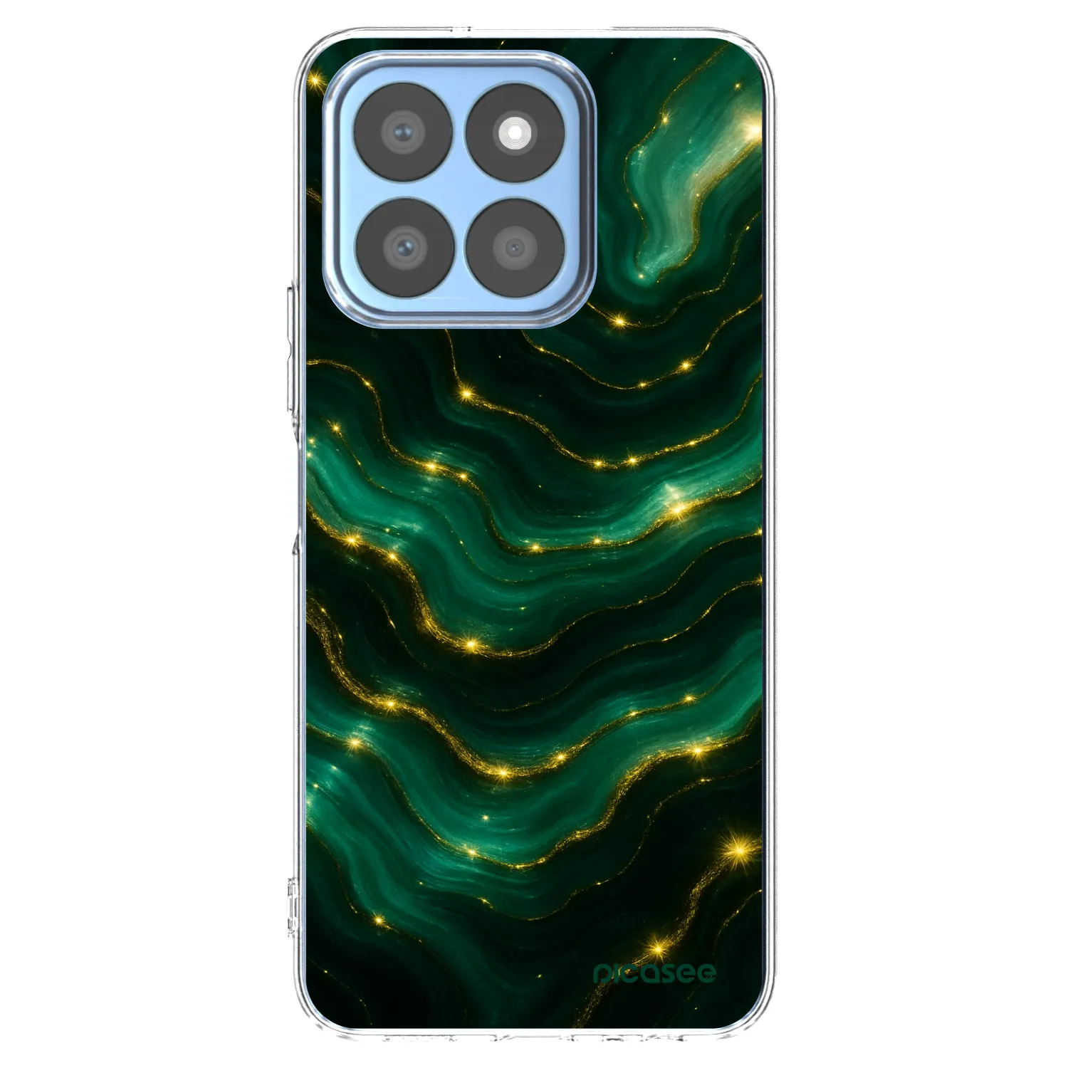 Picasee husă transparentă din silicon pentru Honor X8b - Emerald