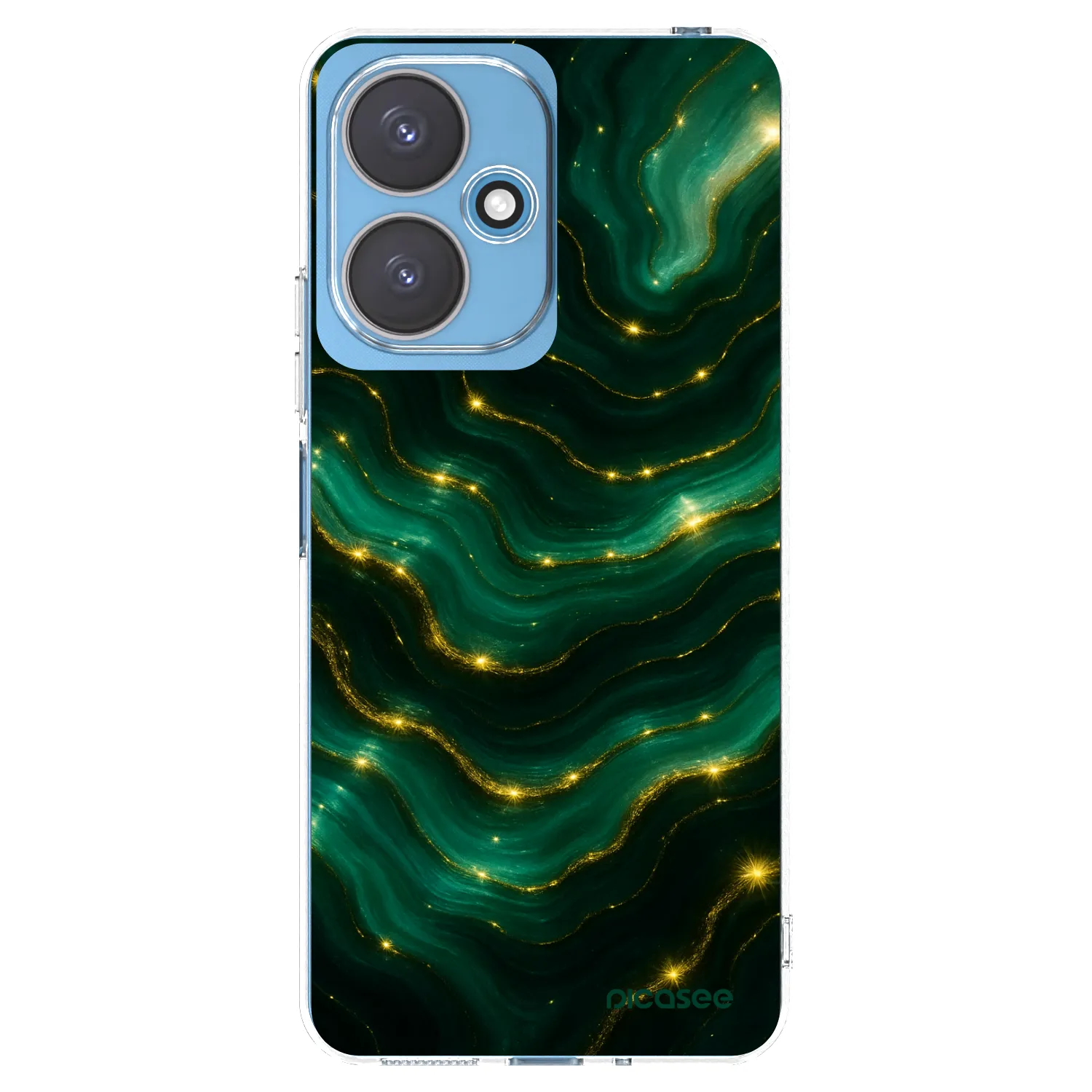 Picasee husă transparentă din silicon pentru Xiaomi Redmi 13C 5G - Emerald