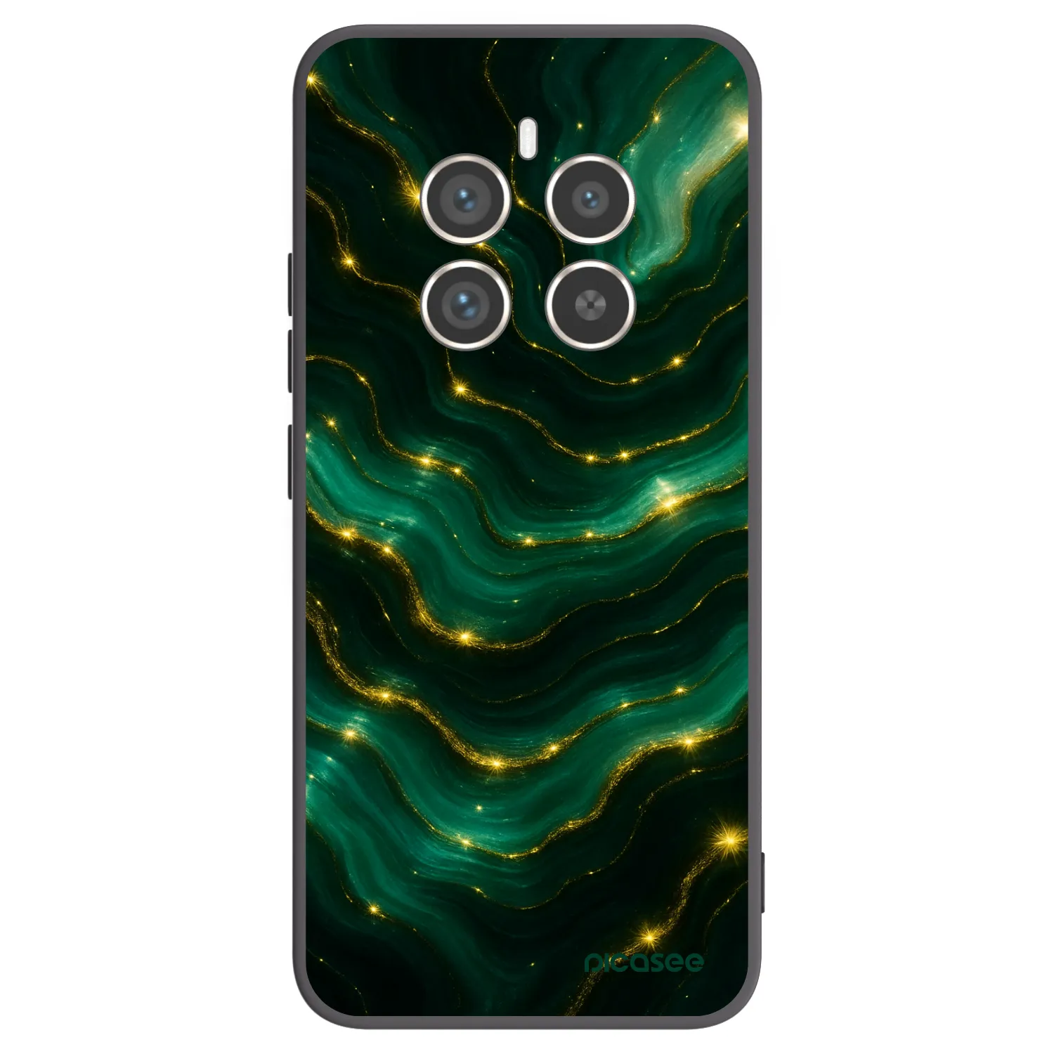 Picasee husă neagră din silicon pentru Realme 12 Pro 5G - Emerald