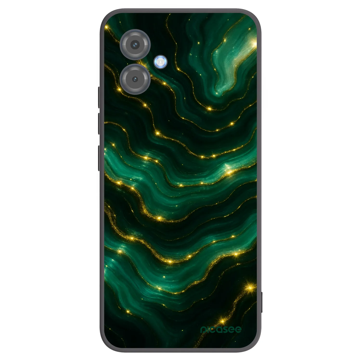 Picasee husă neagră din silicon pentru Motorola Moto G14 - Emerald