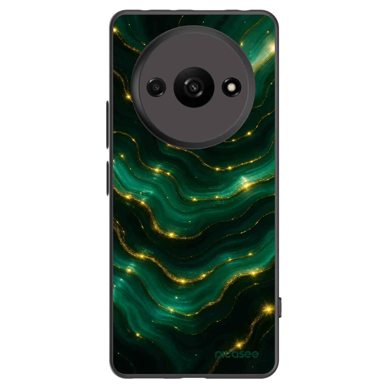 Picasee husă neagră din silicon pentru Xiaomi Redmi A3 - Emerald