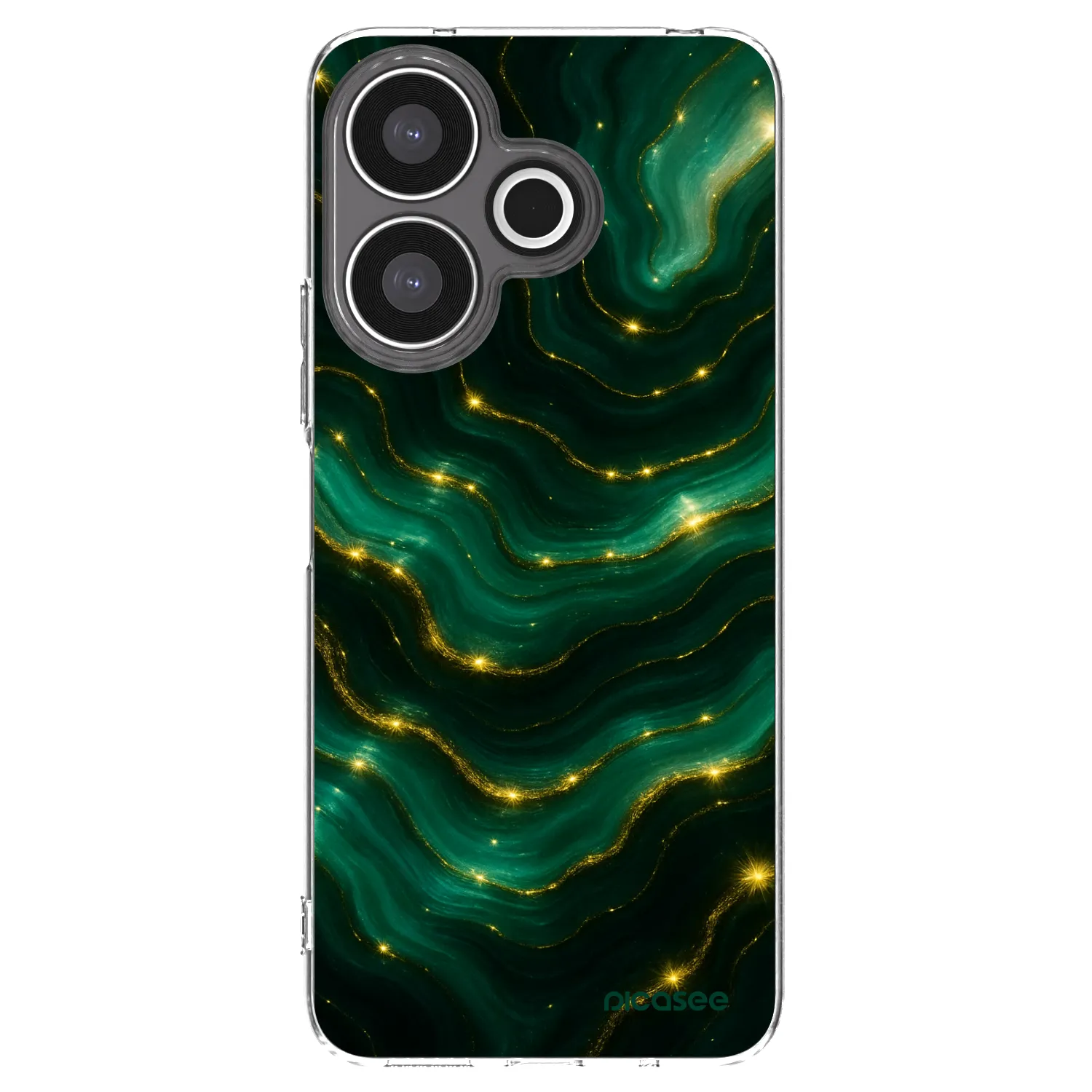 Picasee husă transparentă din silicon pentru Xiaomi Redmi 13 4G - Emerald