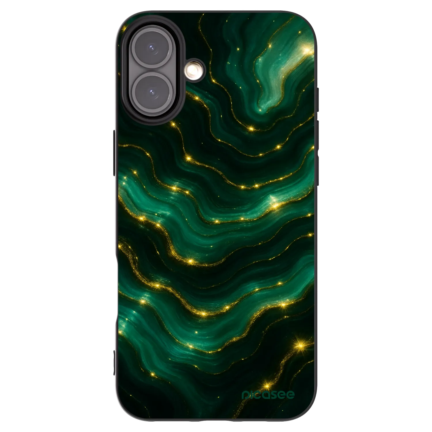 Picasee husă neagră din silicon pentru Apple iPhone 16 Plus - Emerald