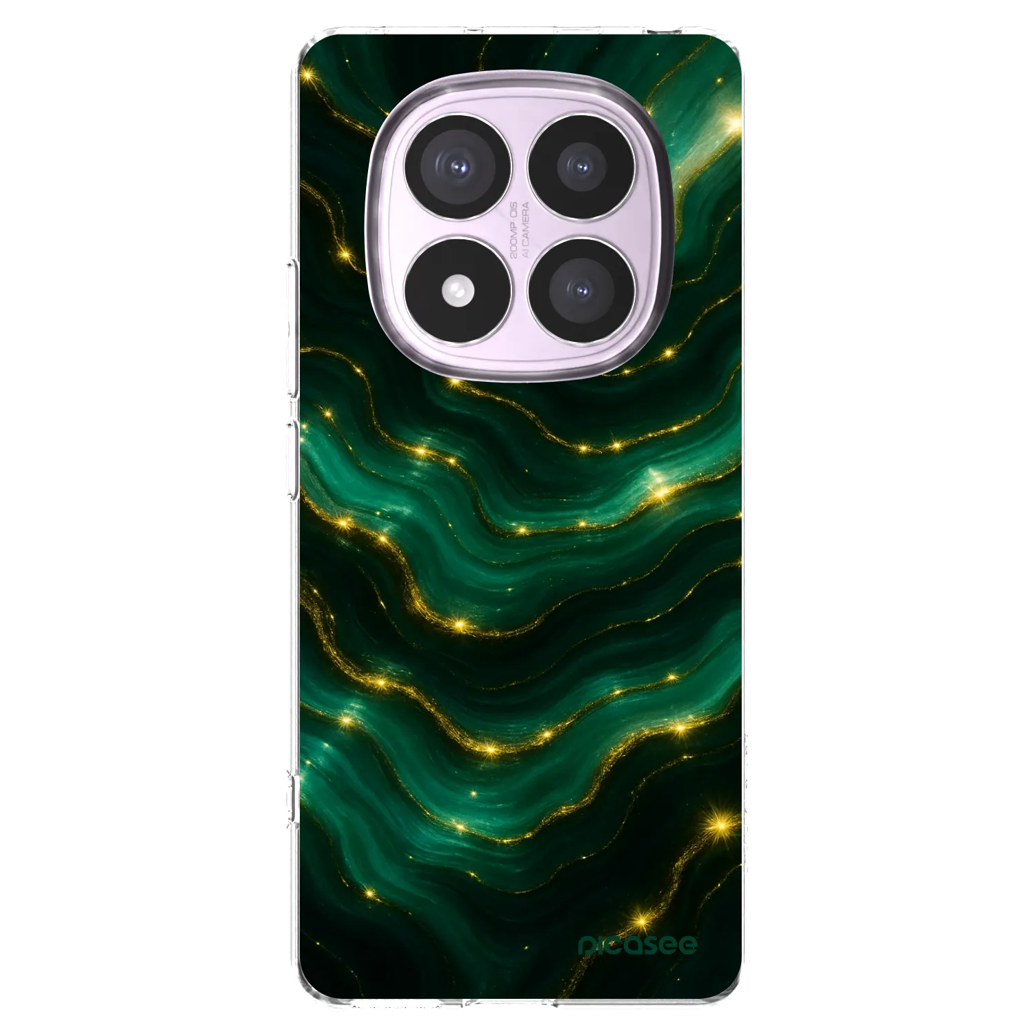 Picasee husă transparentă din silicon pentru Xiaomi Redmi Note 14 Pro 5G - Emerald
