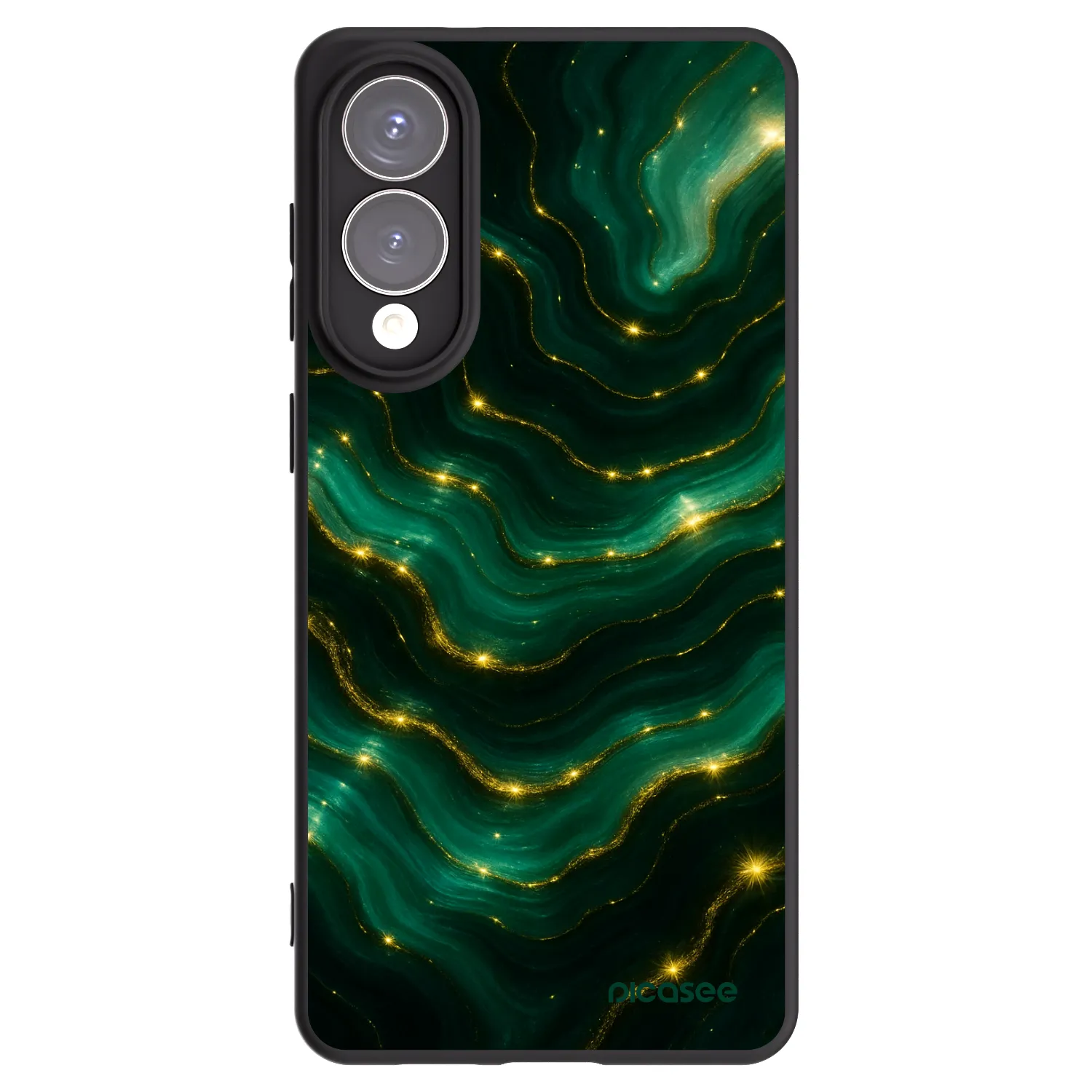 Picasee husă neagră din silicon pentru Samsung Galaxy S25 Edge 5G - Emerald