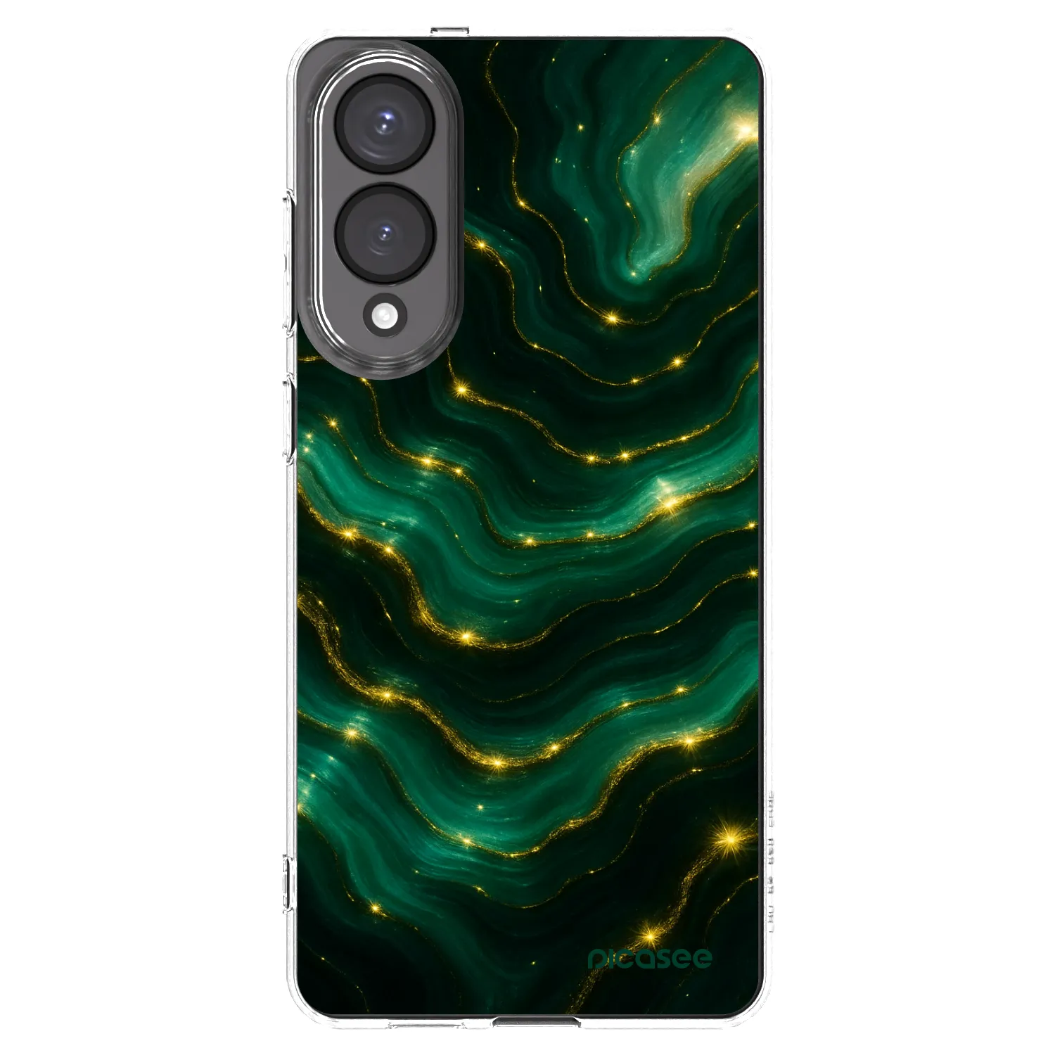 Picasee husă transparentă din silicon pentru Samsung Galaxy S25 Edge 5G - Emerald